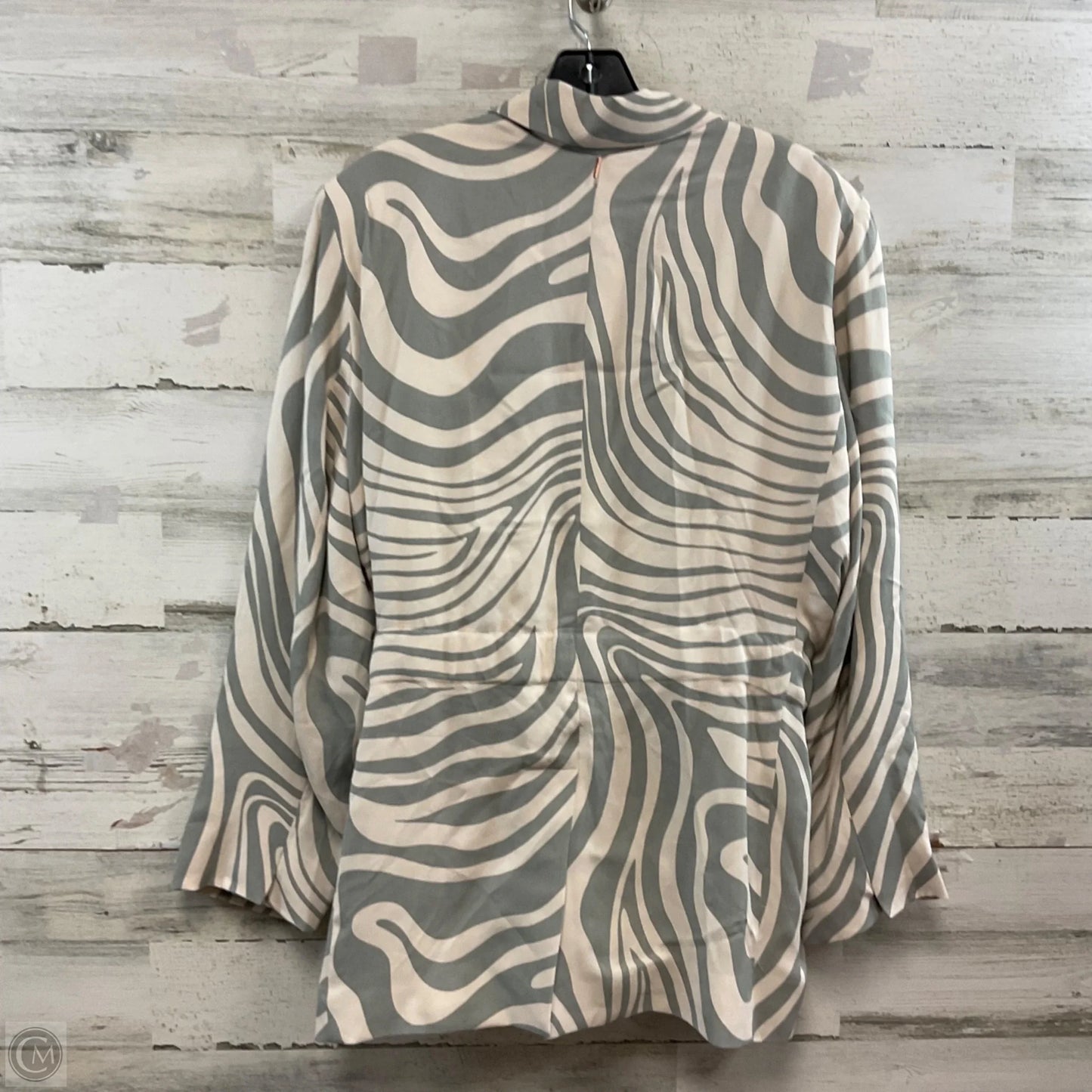 Blazer By MISA In Grey & Green, Size: L