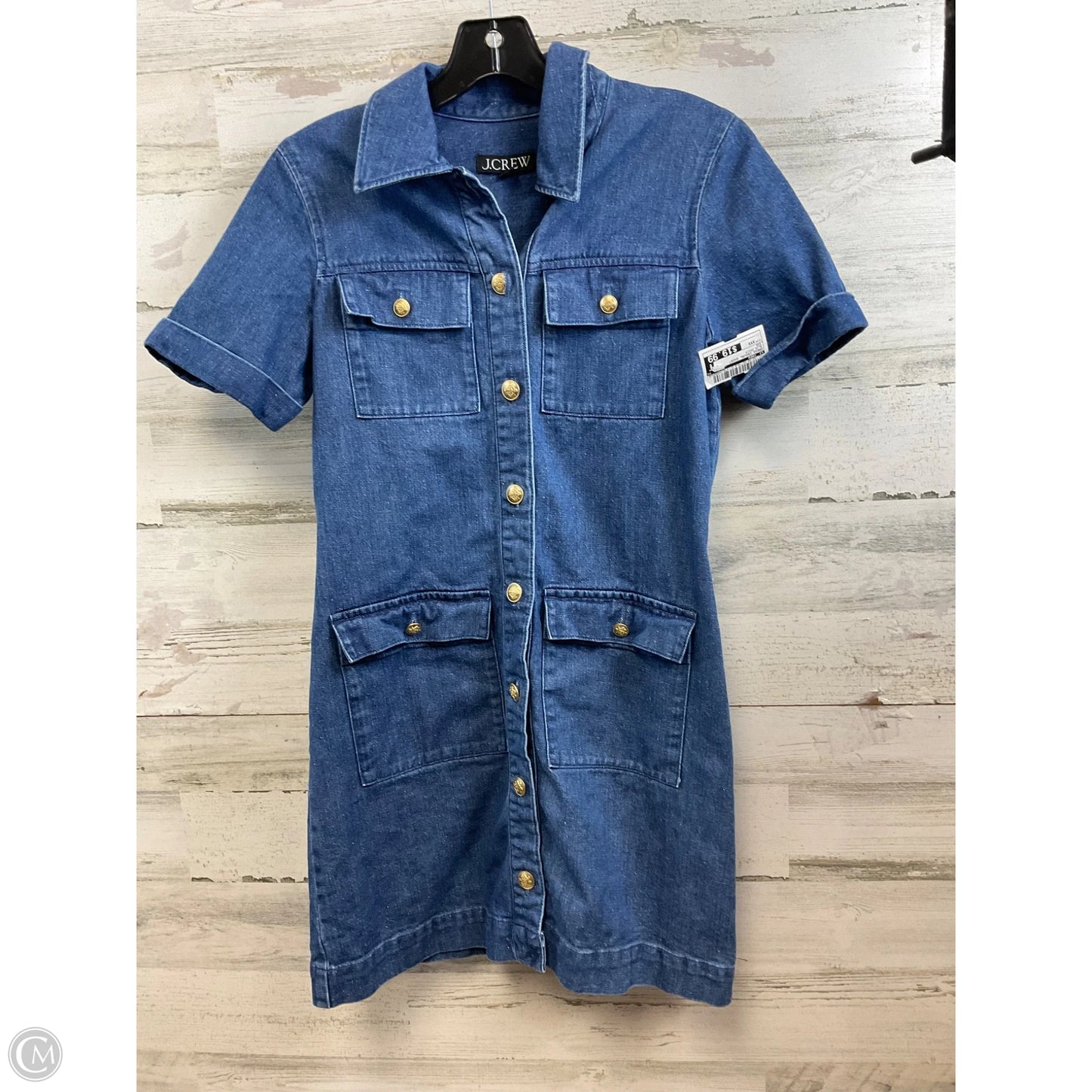 Dress Casual Short By J. Crew In Blue Denim, Size: Xxs