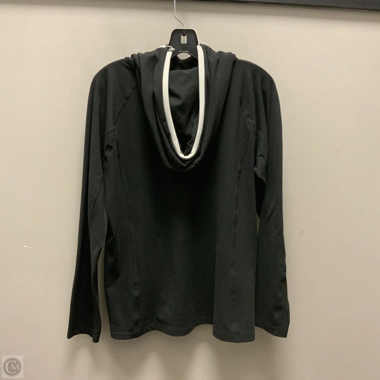 Athletic Top Long Sleeve Hoodie By Fila In Black, Size: Xl