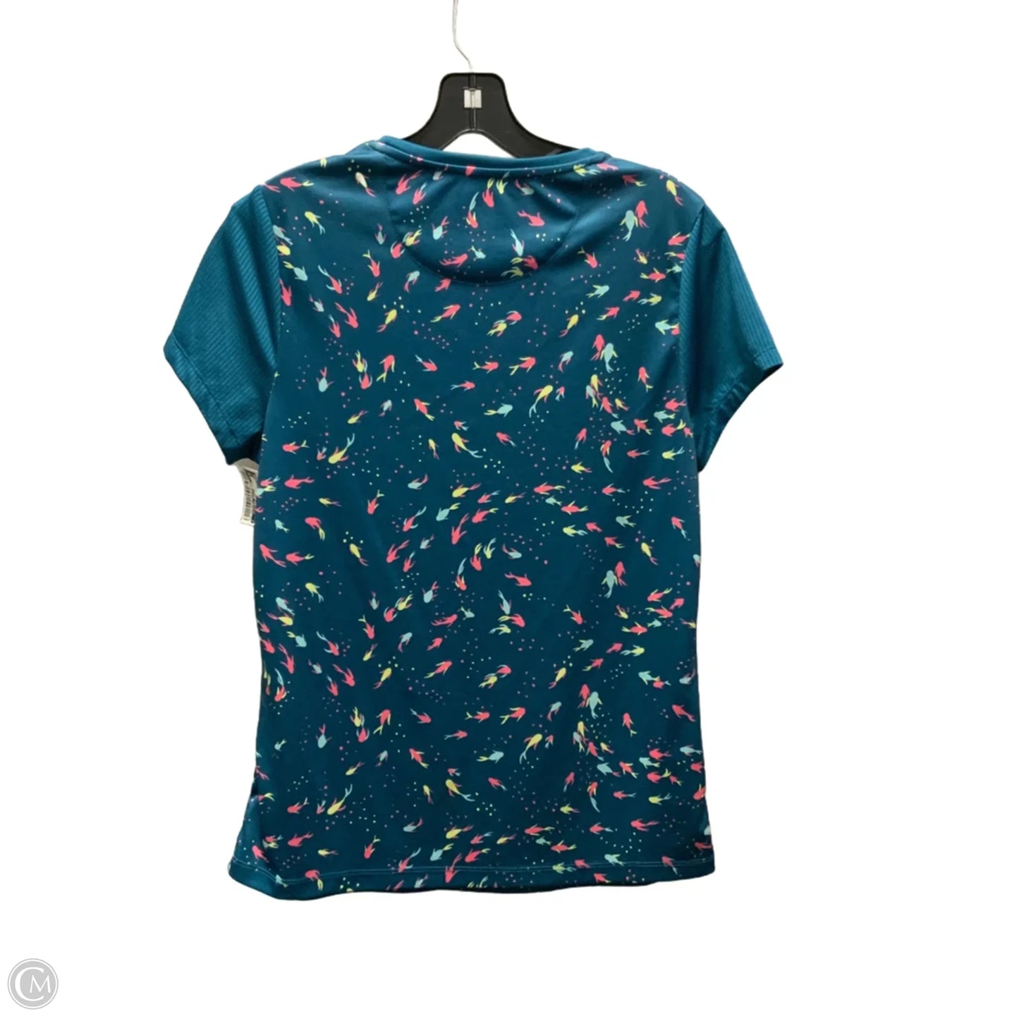Athletic Top Short Sleeve By PGA In Green, Size: M