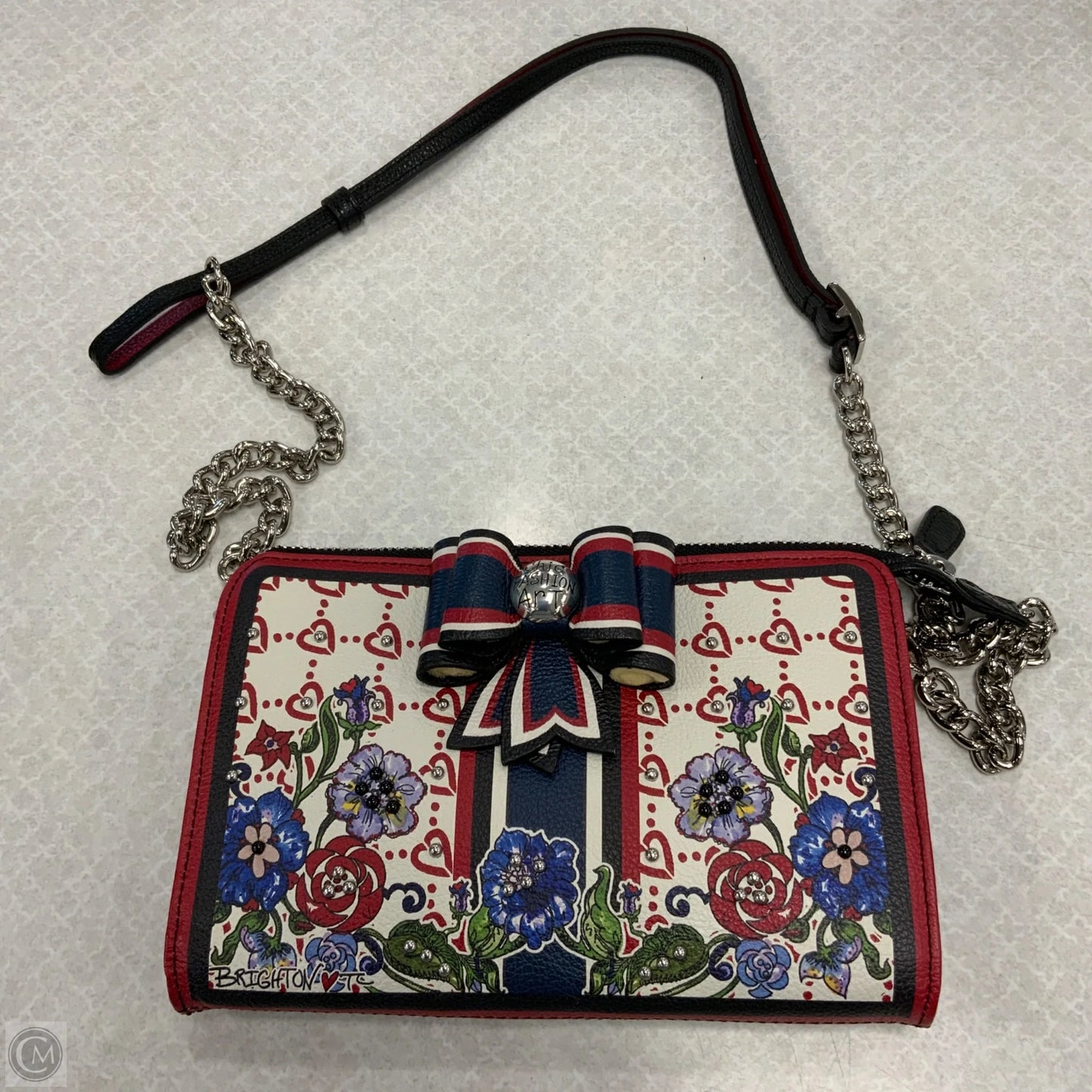 Crossbody Leather By Brighton, Size: Small