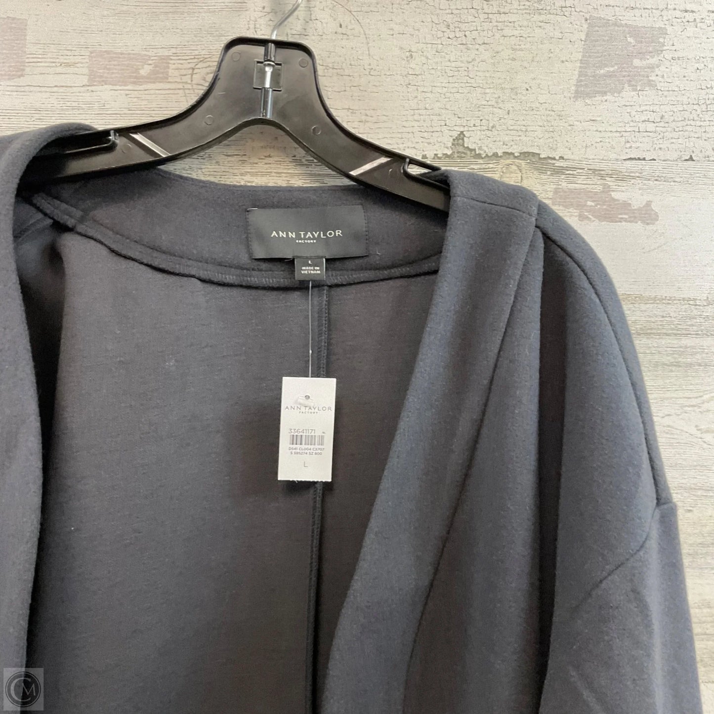 Jacket Other By Ann Taylor In Black, Size: L