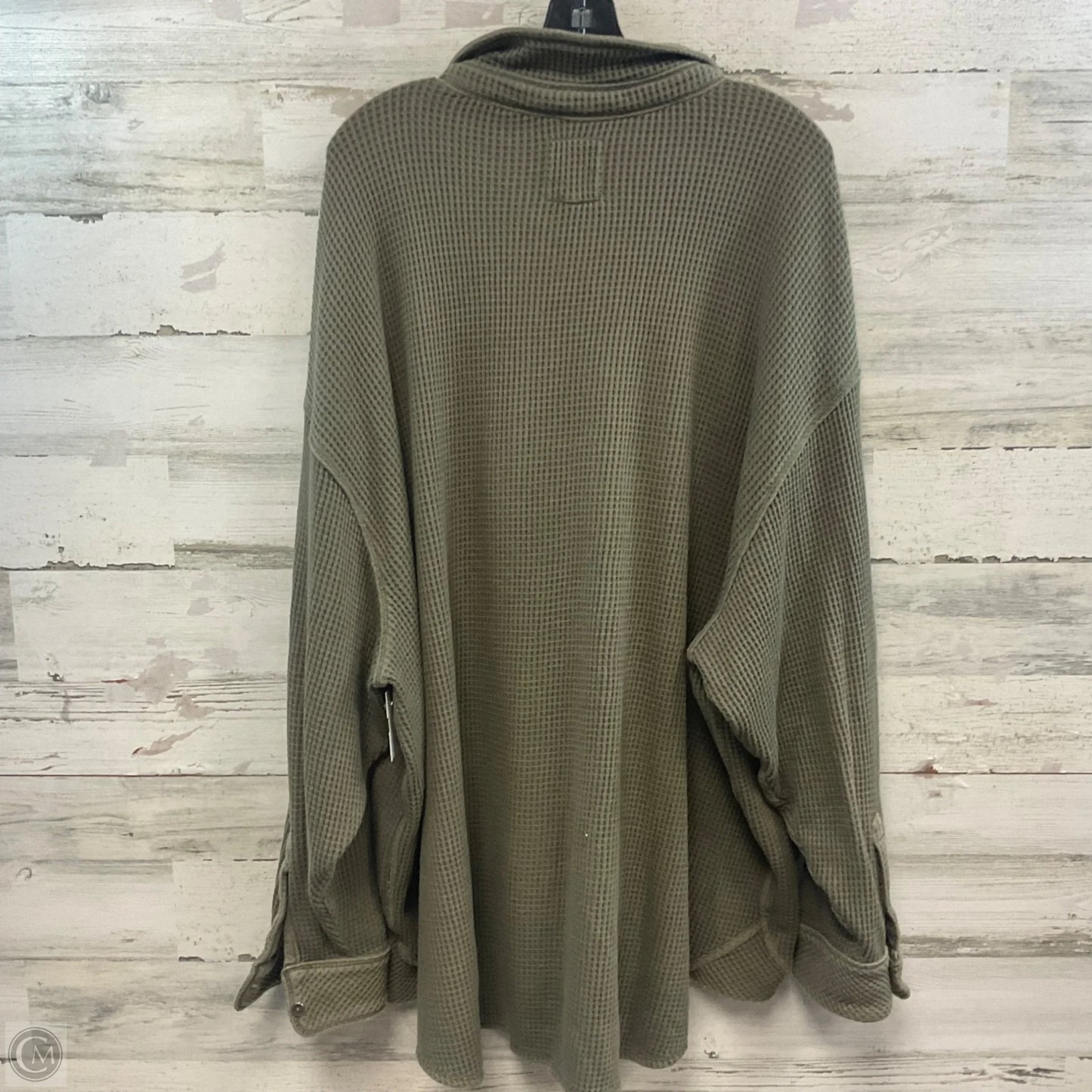 Top Long Sleeve By Aerie In Green, Size: L