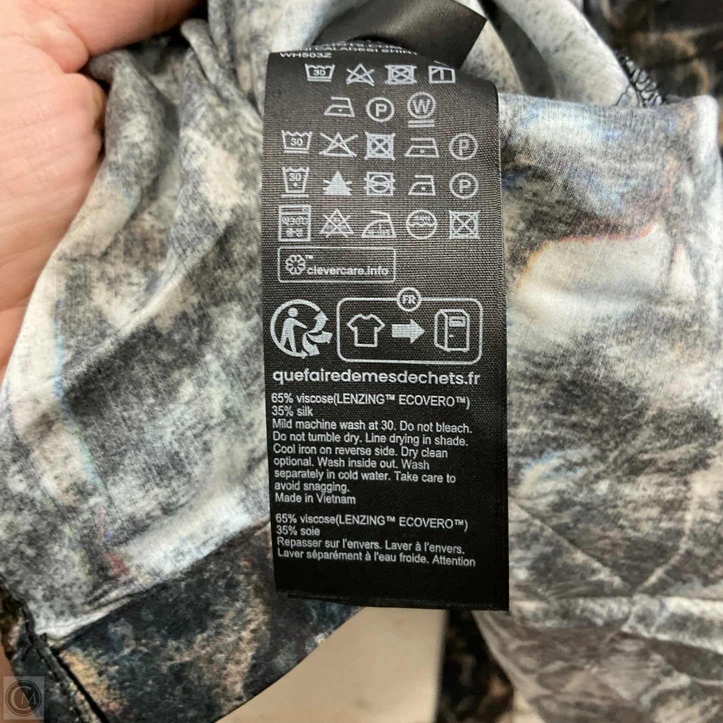 Blouse Designer By All Saints In Black, Size: S