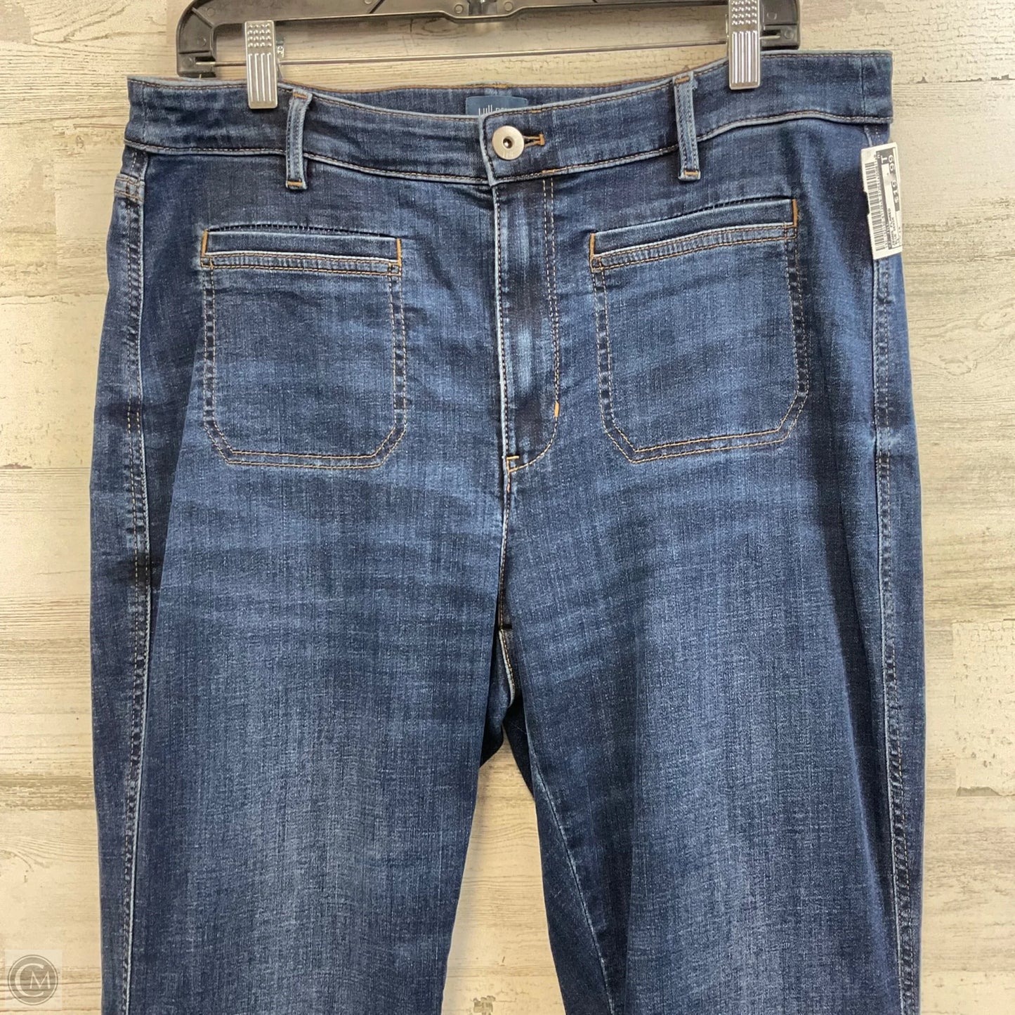 Jeans Flared By J. Jill In Blue Denim, Size: 14