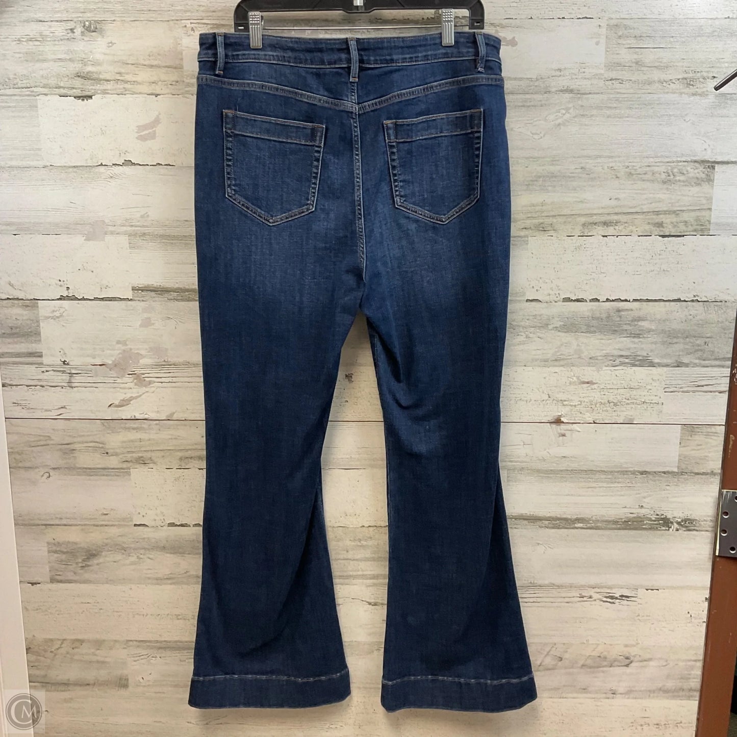Jeans Flared By J. Jill In Blue Denim, Size: 14