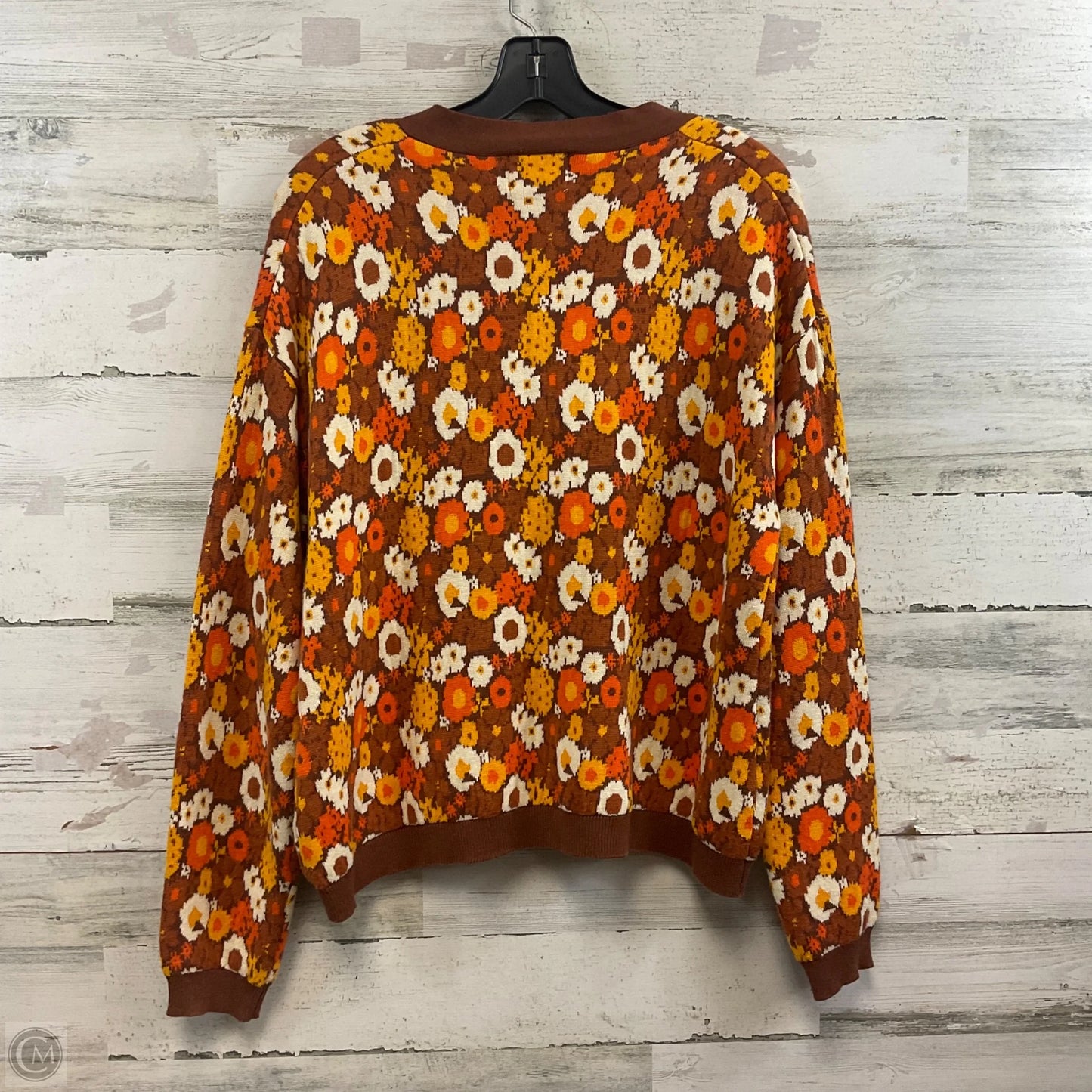 Sweater Cardigan By Compania Fantastica In Brown, Size: L