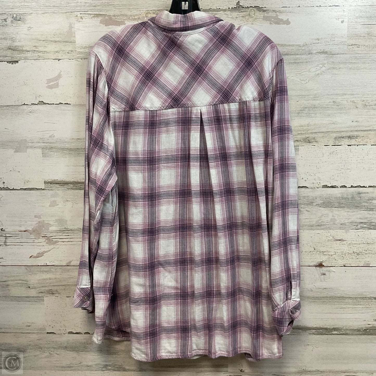 Top Long Sleeve By J. Jill In Purple, Size: 3x