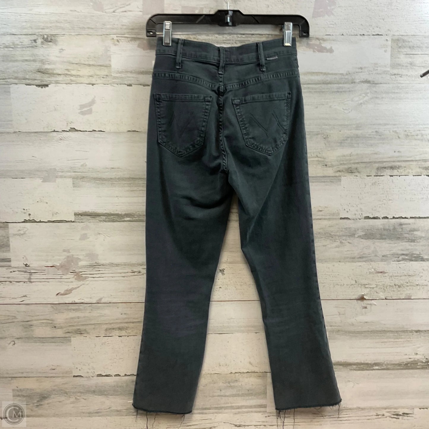 Jeans Flared By Mother In Grey Denim, Size: 0