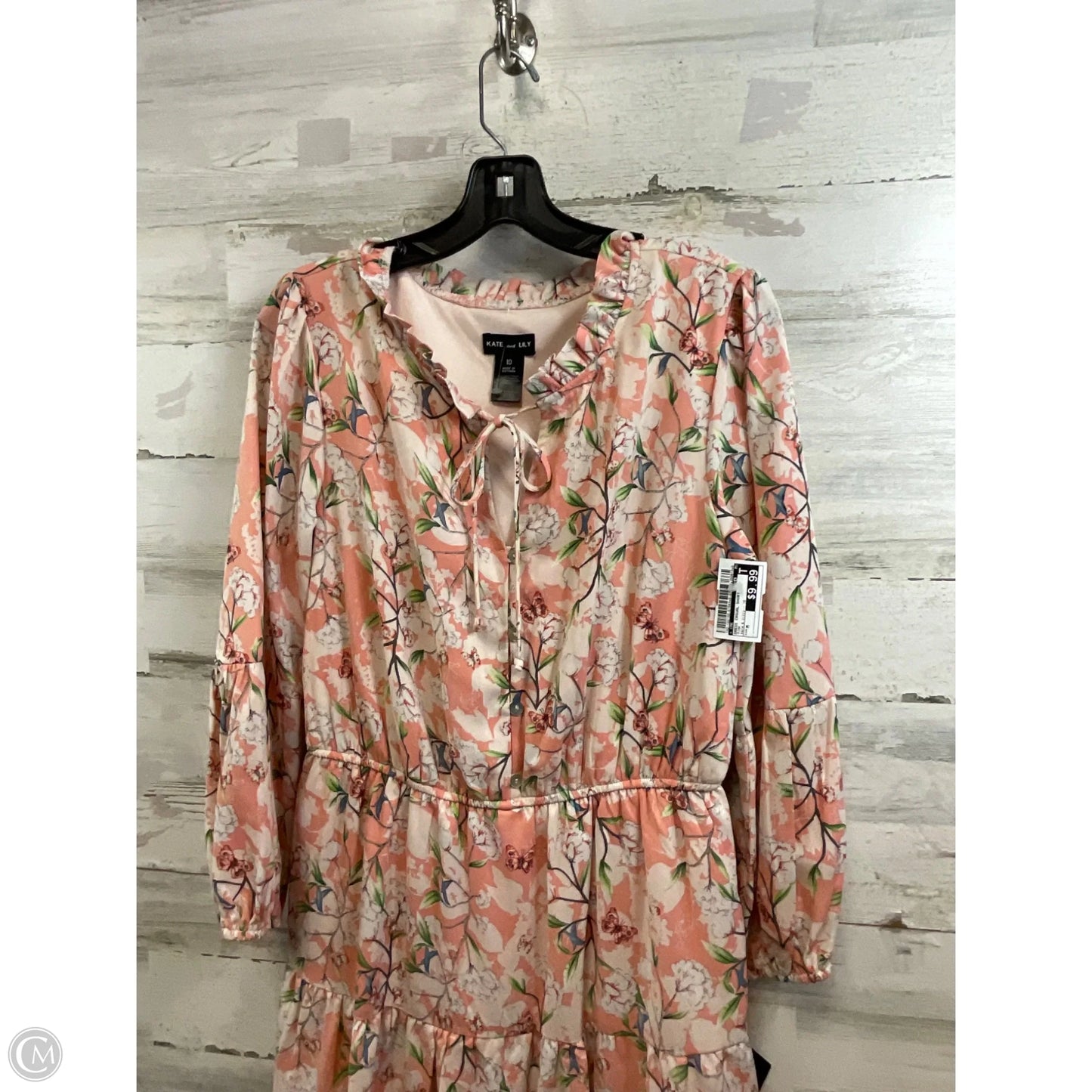 Dress Casual Short By Kate and Lily In Pink, Size: M
