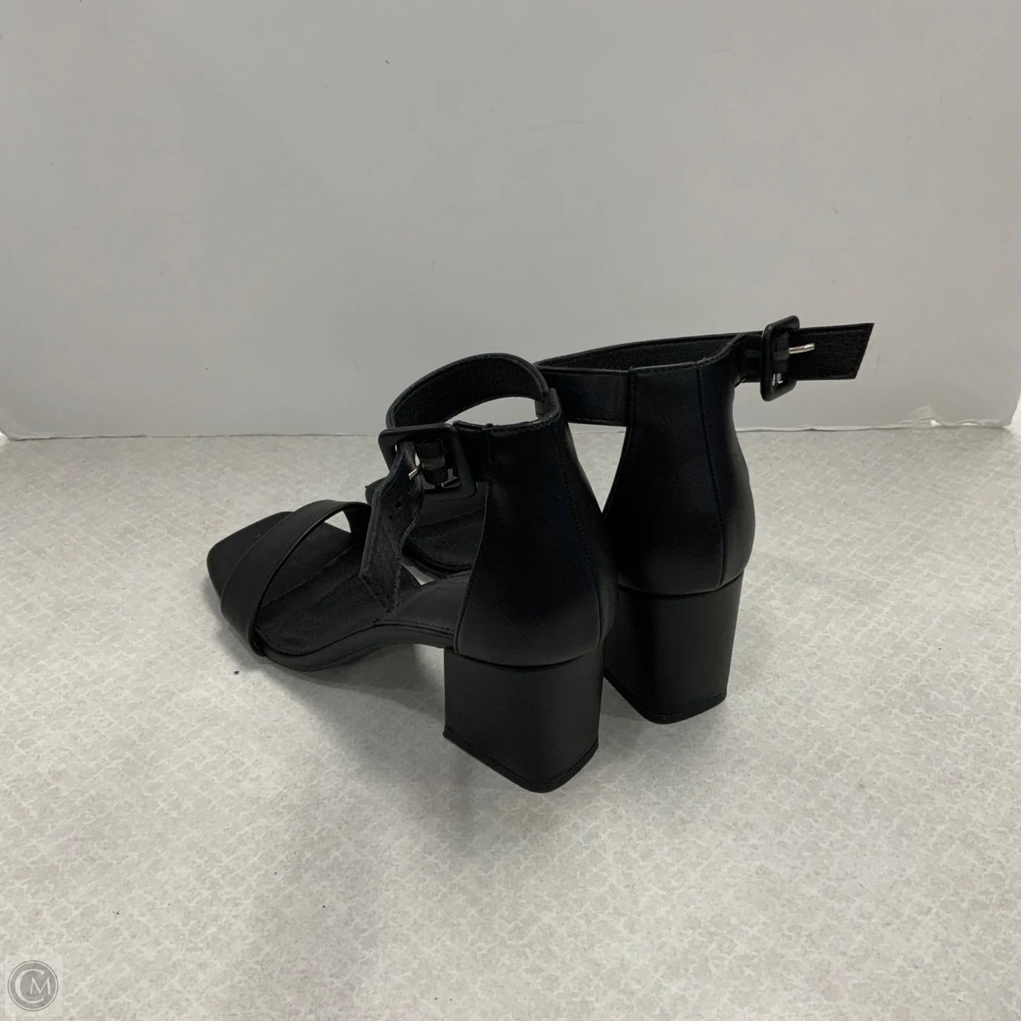 Sandals Heels Block By French Connection In Black, Size: 7.5