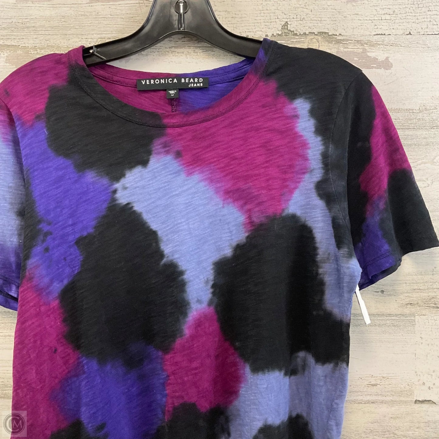 Top Short Sleeve By Veronica Beard In Purple, Size: M
