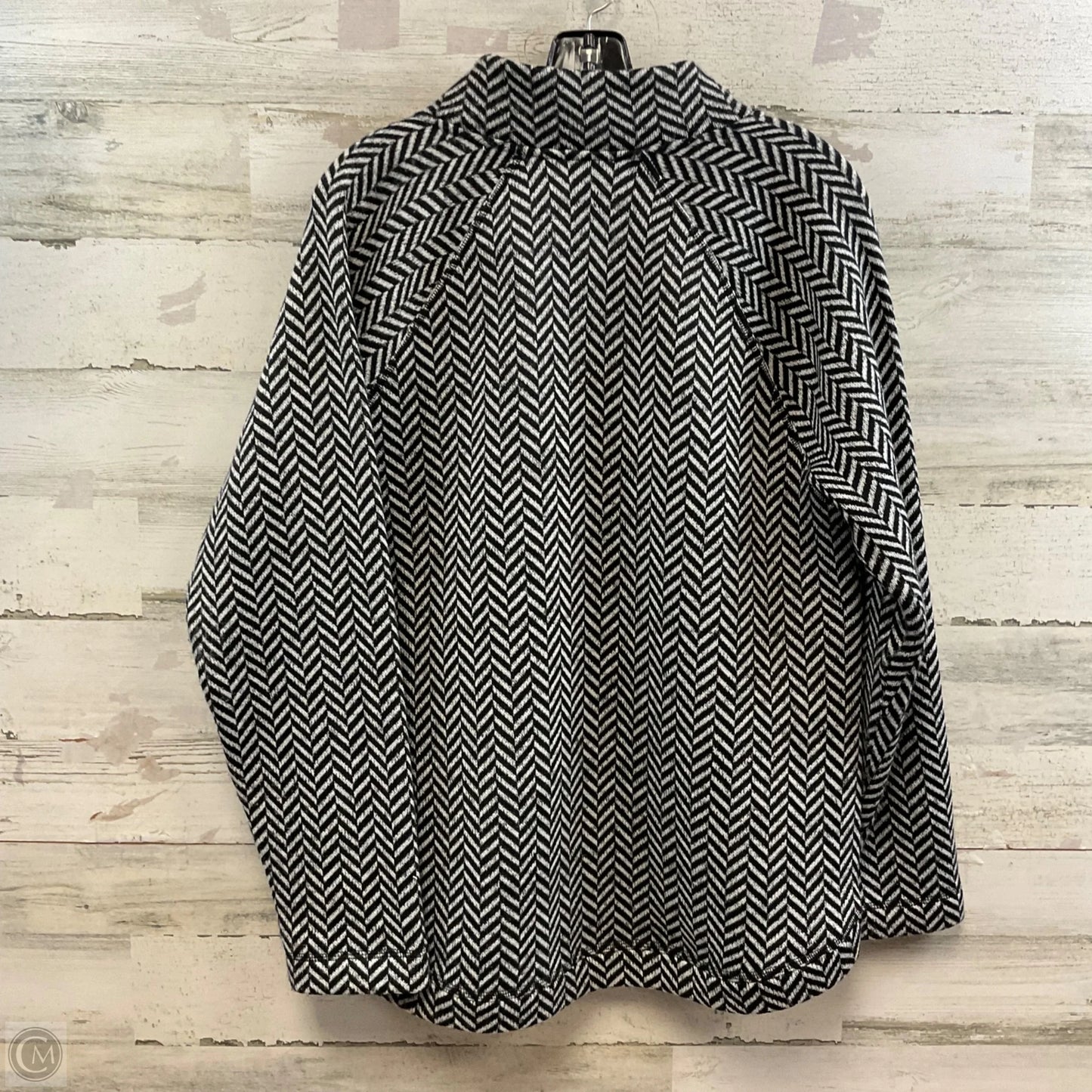 Jacket Other By Talbots In Black & White, Size: L