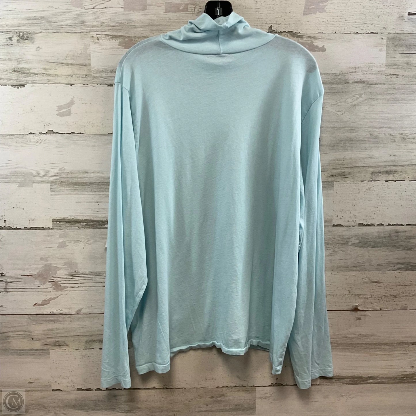 Top Long Sleeve Basic By J. Crew In Blue, Size: 3x
