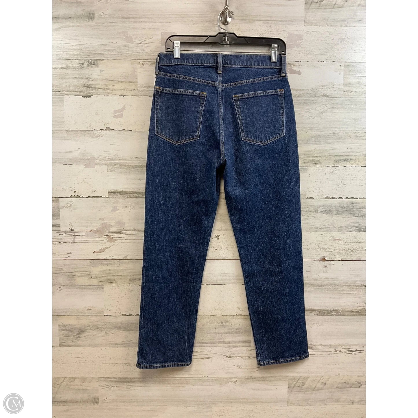 Jeans Straight By Gap In Blue Denim, Size: 6