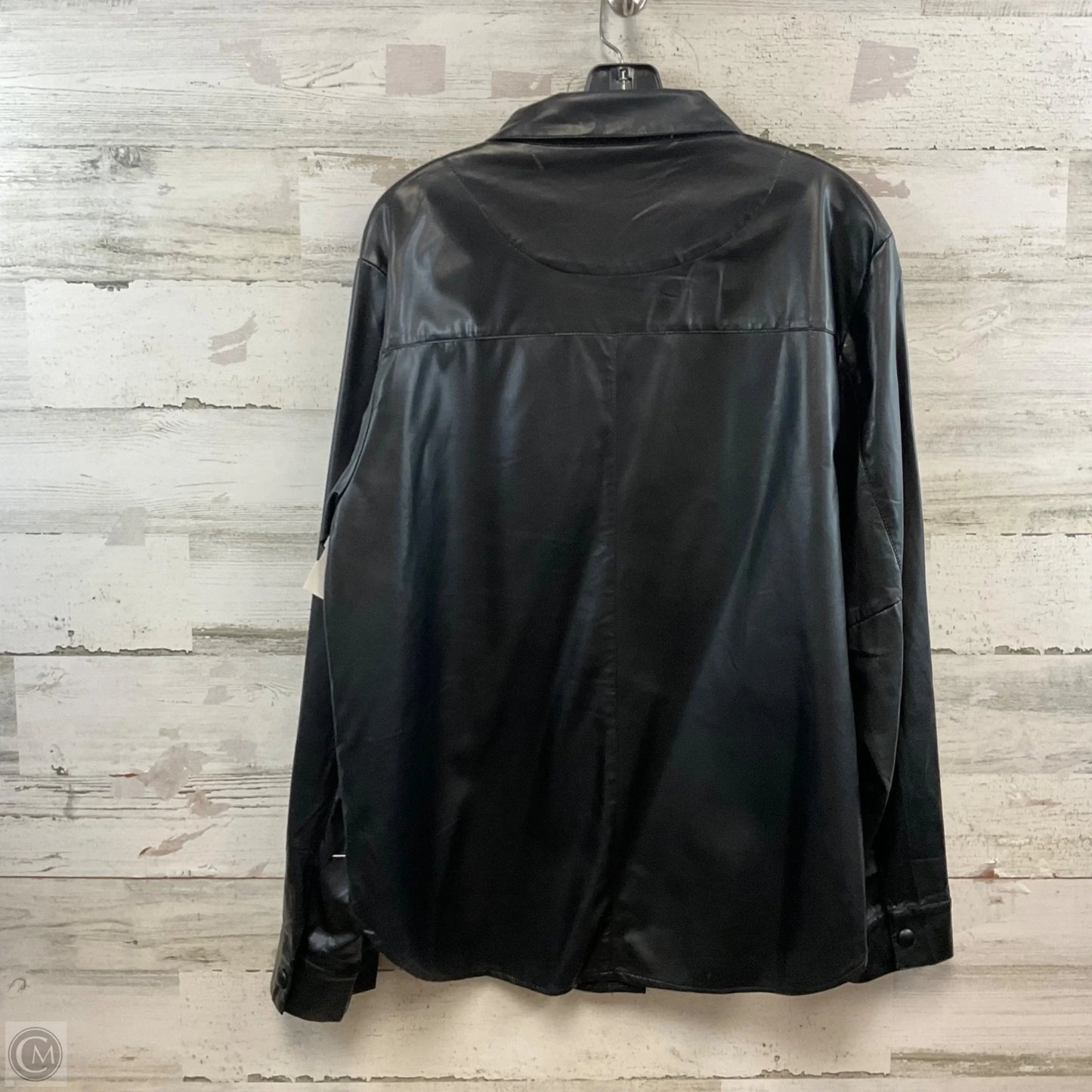 Jacket Shirt By Umgee In Black, Size: L