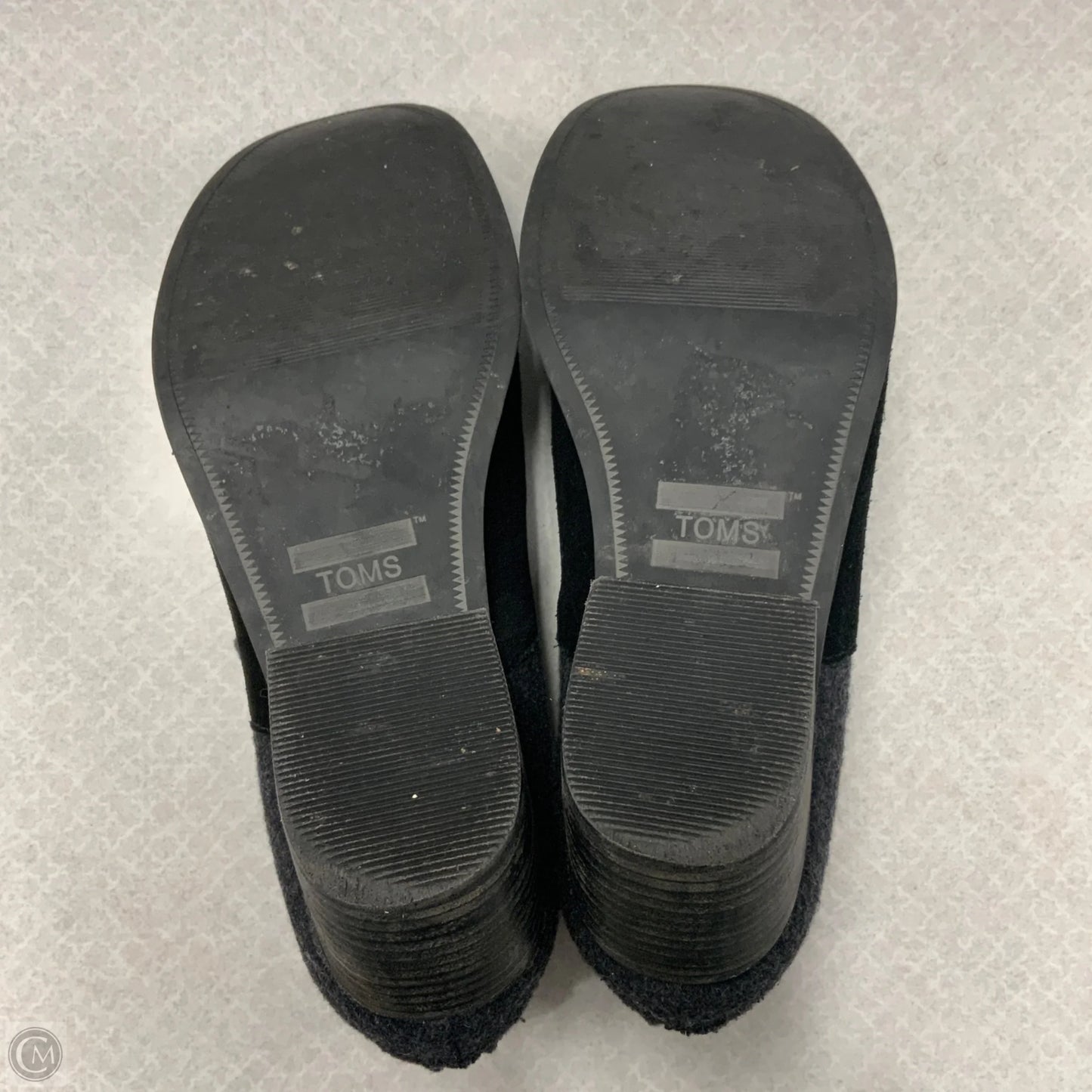 Boots Ankle Heels By Toms In Black, Size: 7.5