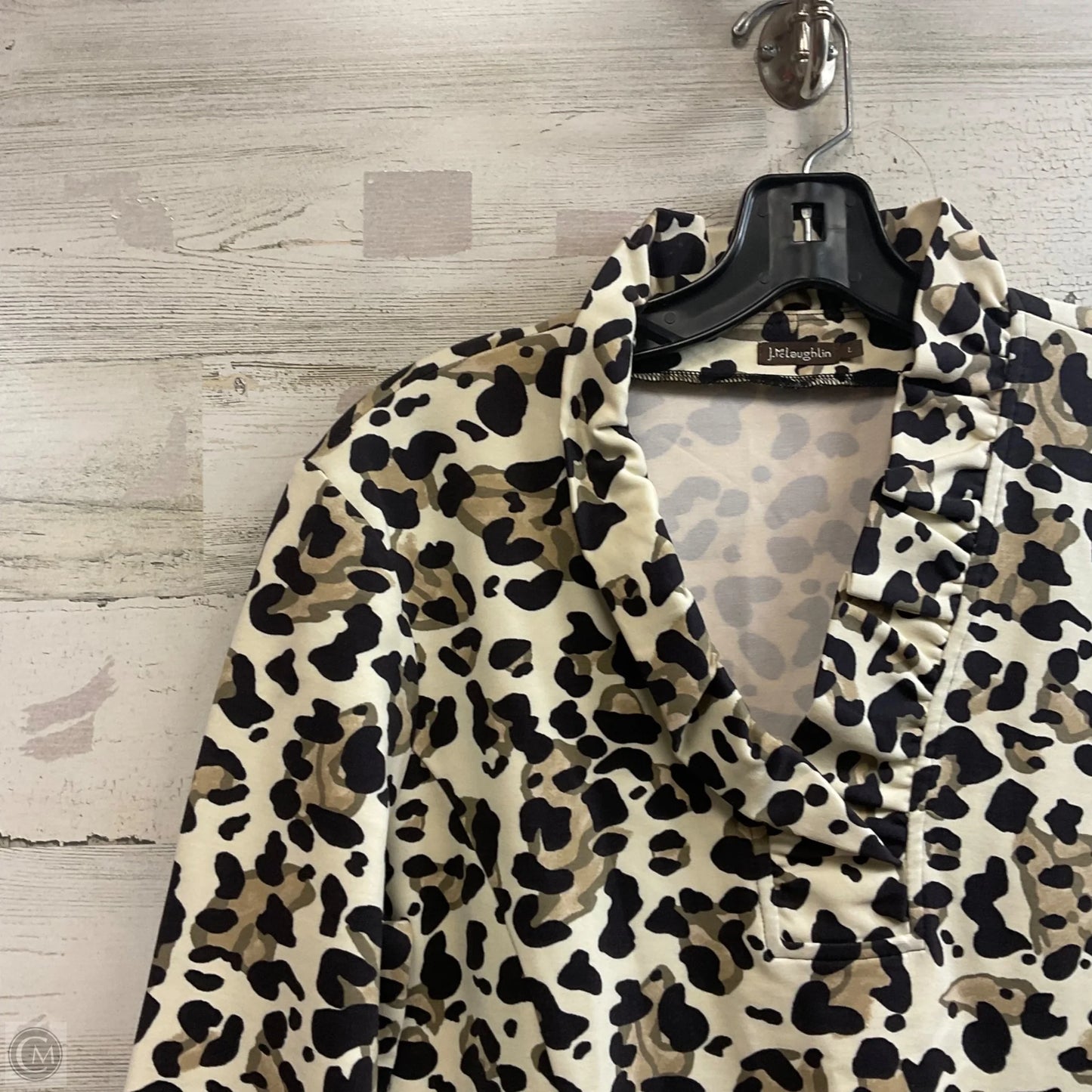 Dress Casual Midi By J Mclaughlin In Animal Print, Size: L