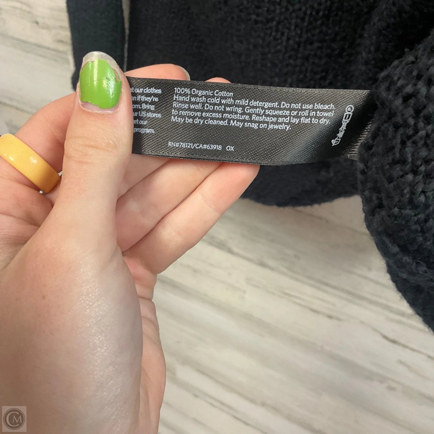 Sweater By Eileen Fisher In Black, Size: S