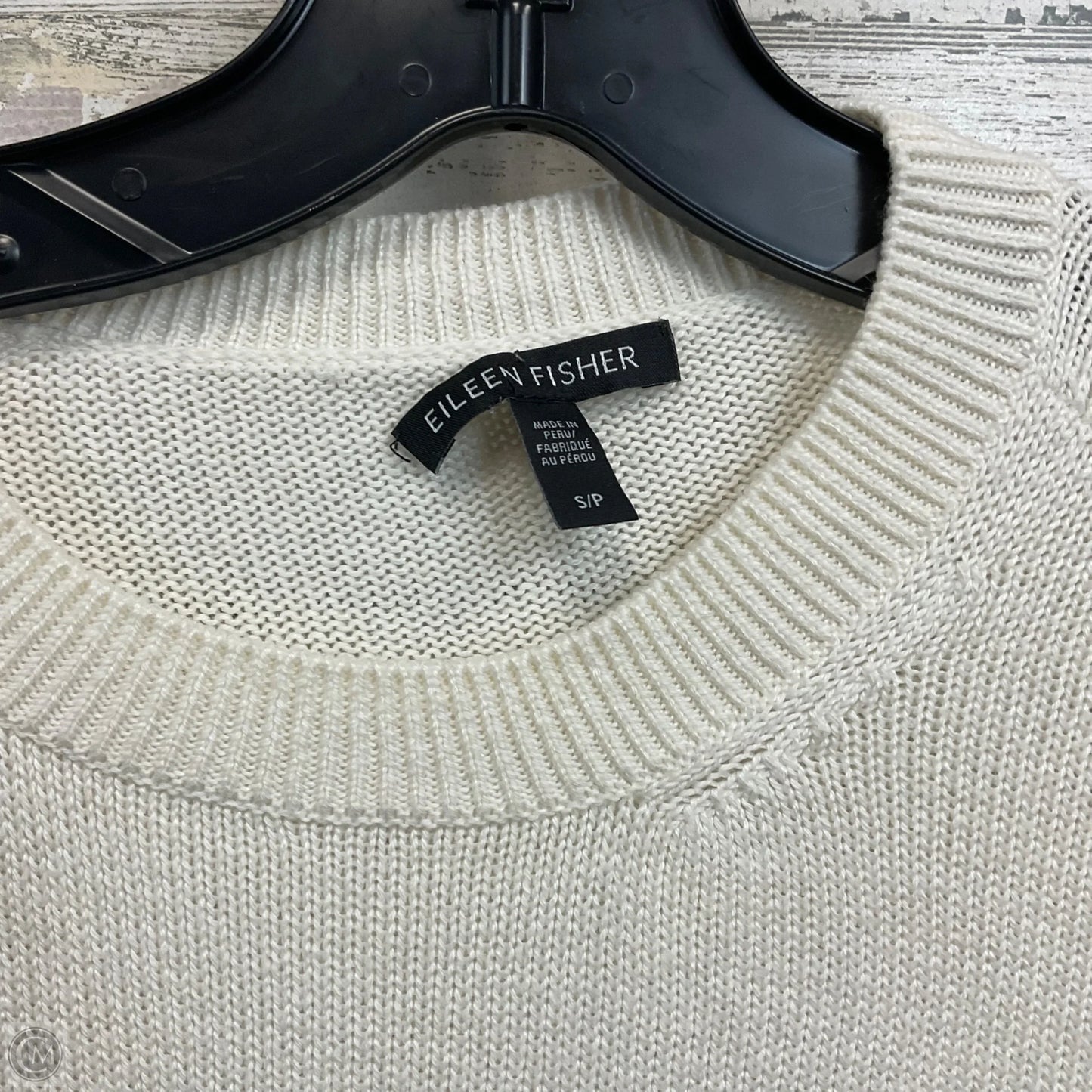 Sweater By Eileen Fisher In White, Size: S