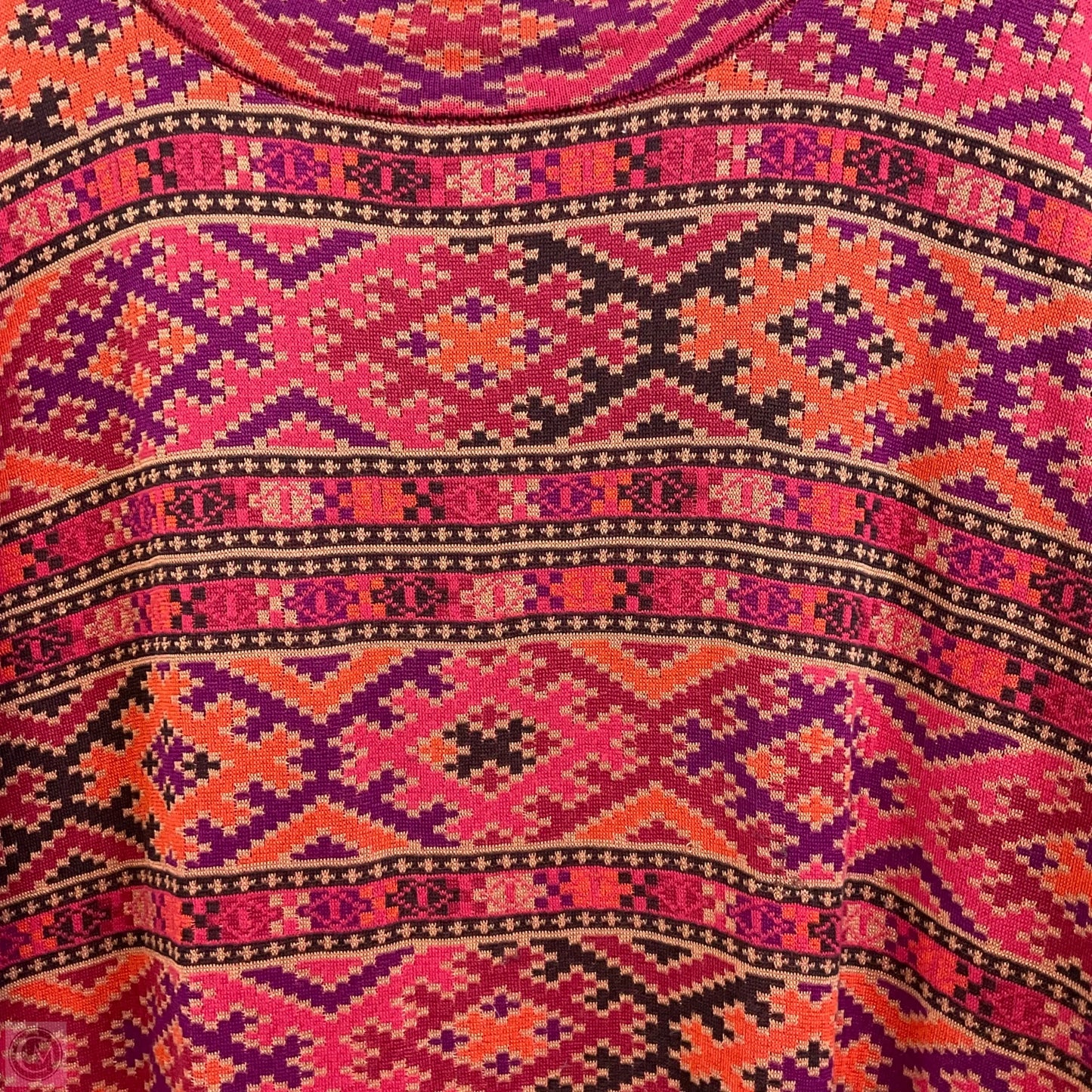 Dress Casual Short By Peruvian Connection In Purple, Size: M