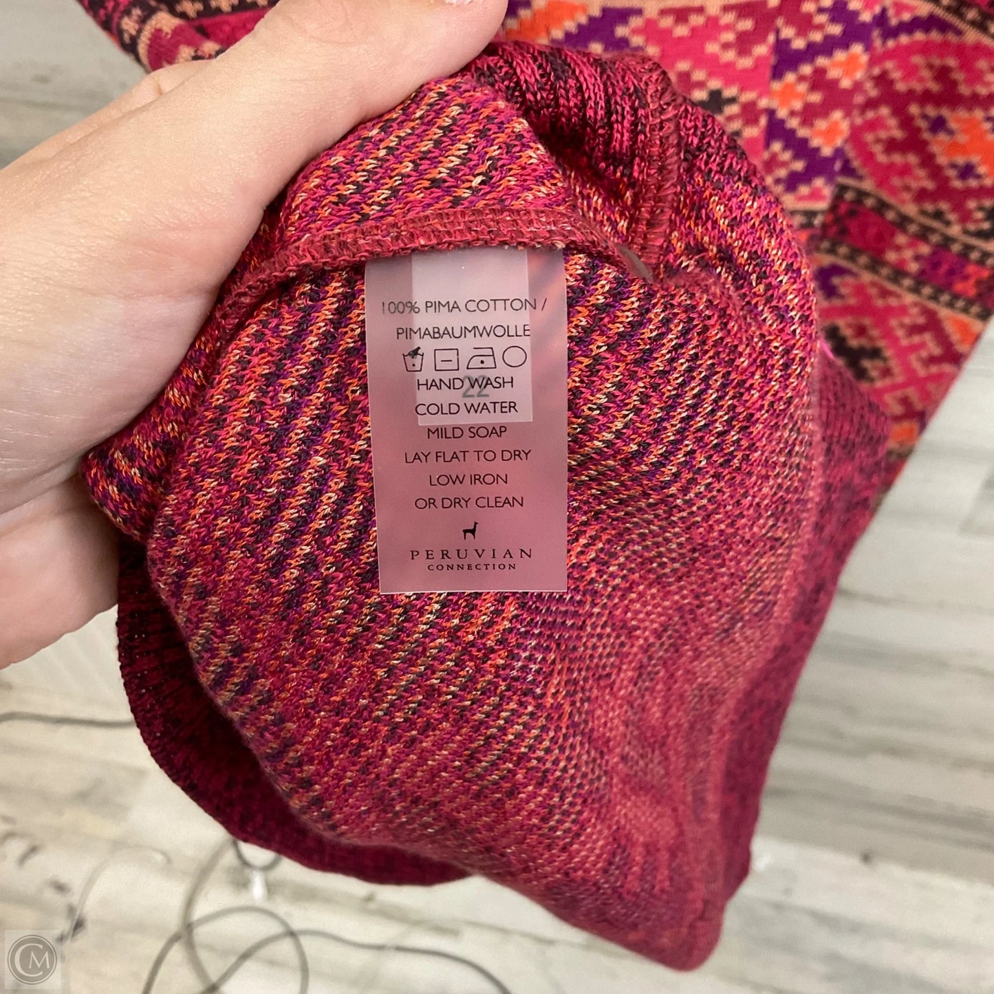 Dress Casual Short By Peruvian Connection In Purple, Size: M