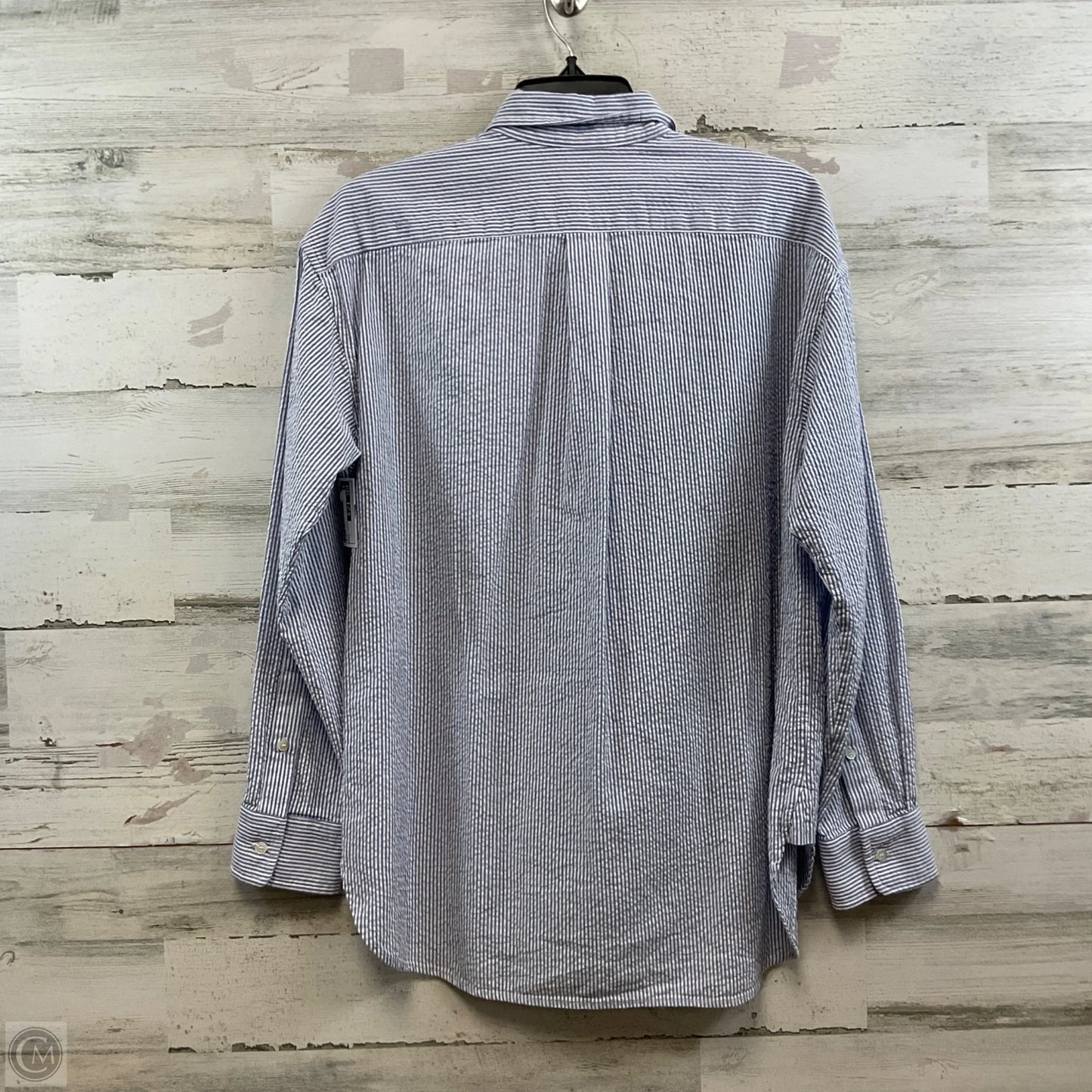 Blouse Long Sleeve By J Mclaughlin In Blue, Size: L