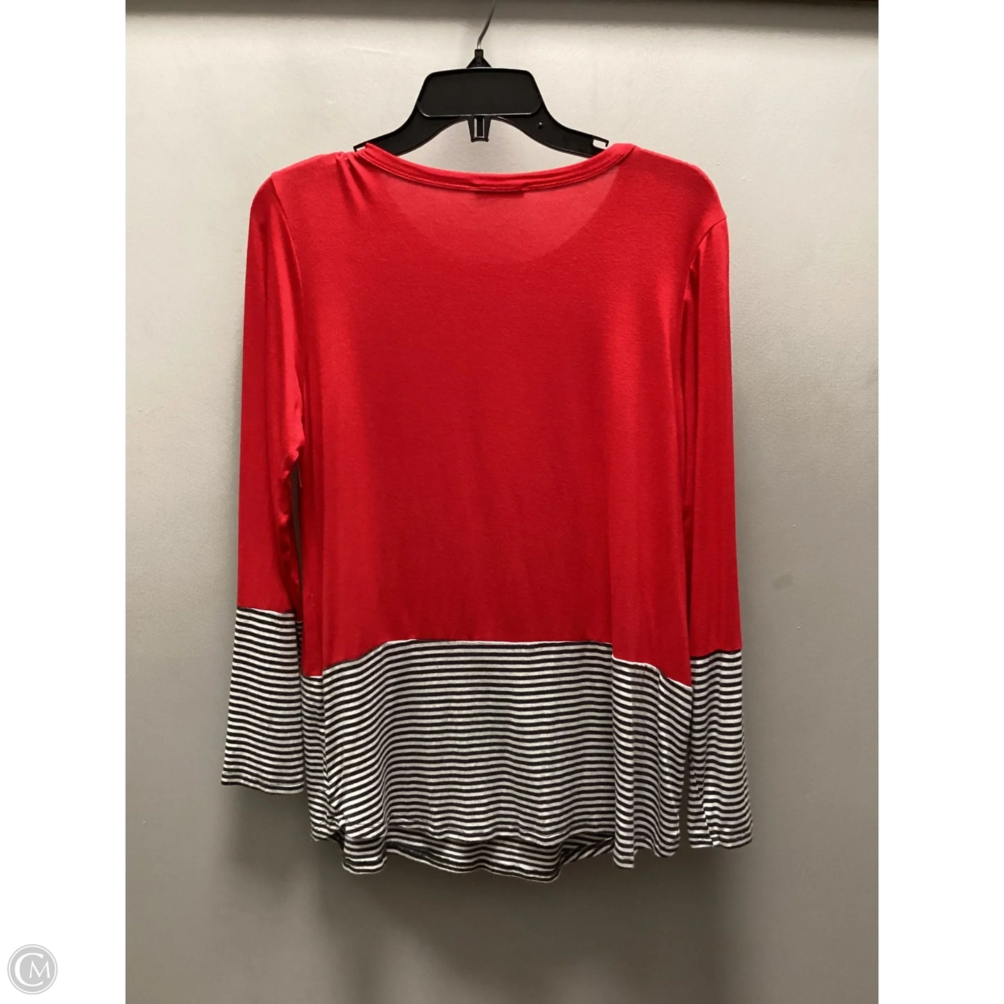 Top Long Sleeve Basic By Heimish Usa In Red, Size: M