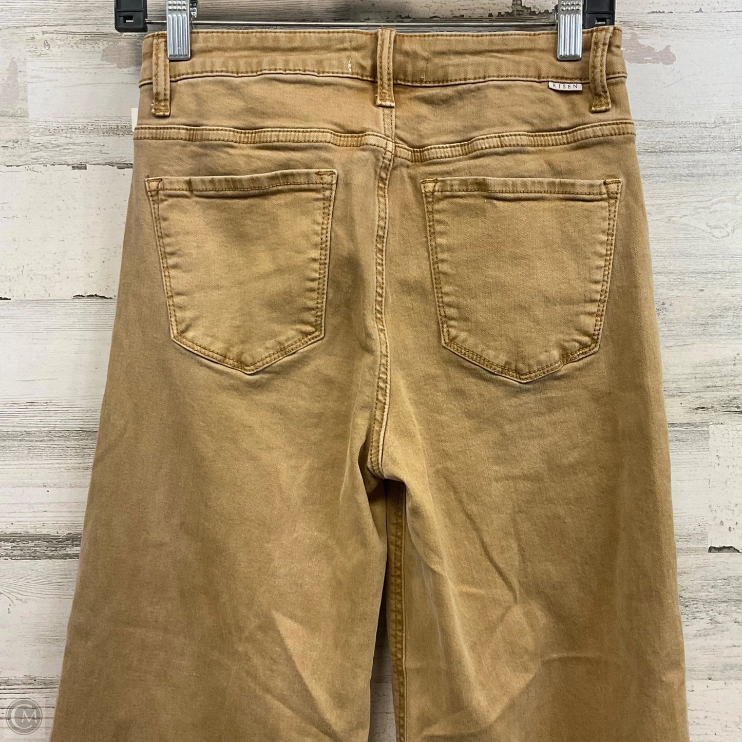 Jeans Wide Leg By Risen In Brown Denim, Size: 4