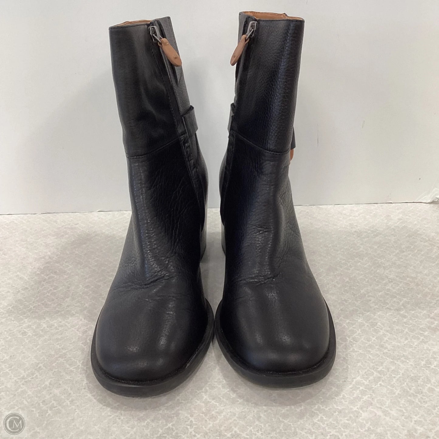 Boots Ankle Heels By Gentle Souls In Black, Size: 8