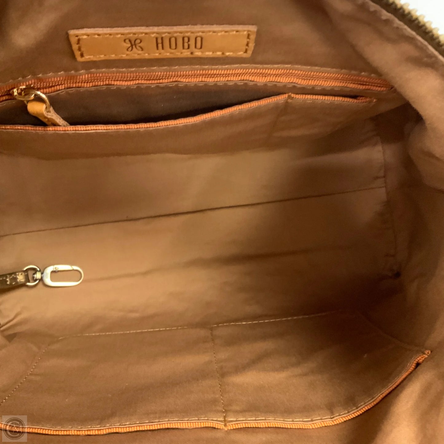 Handbag Leather By Hobo Intl, Size: Medium