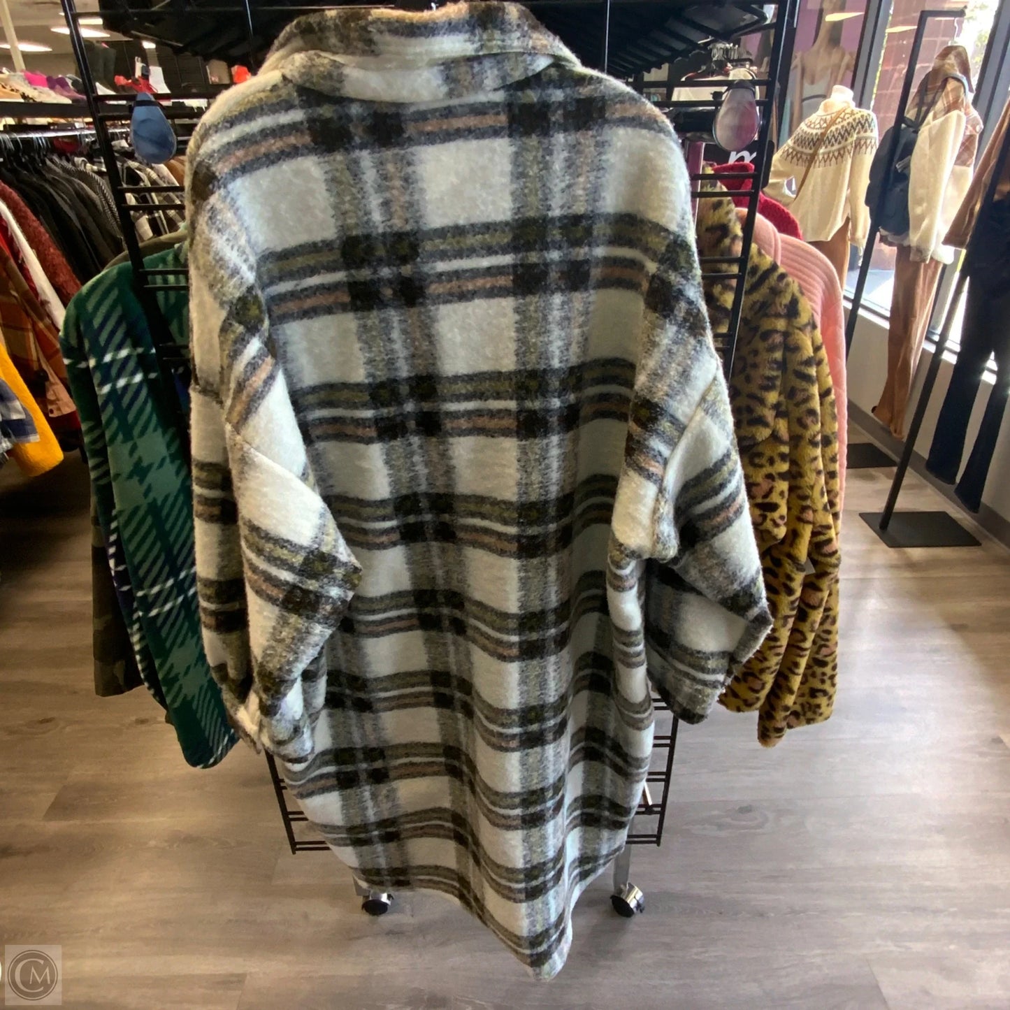 Jacket shirt By Sans Souci In Brown, Size: M