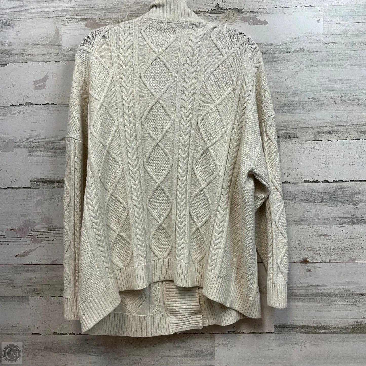 Sweater Cardigan By J. Jill In Cream, Size: Xl