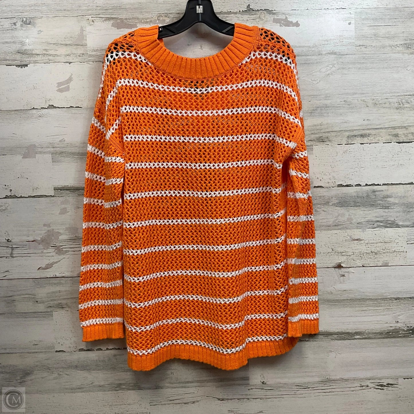 Sweater By Talbots In Orange, Size: Xl