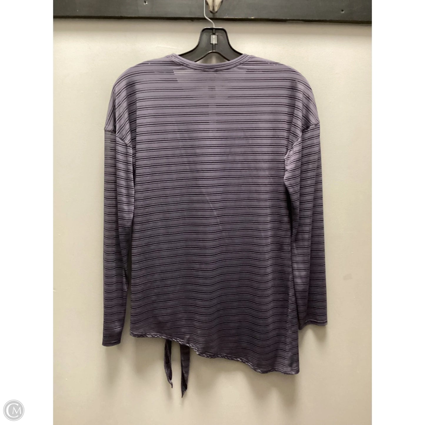 Athletic Top Long Sleeve Crewneck By Lululemon In Blue, Size: S