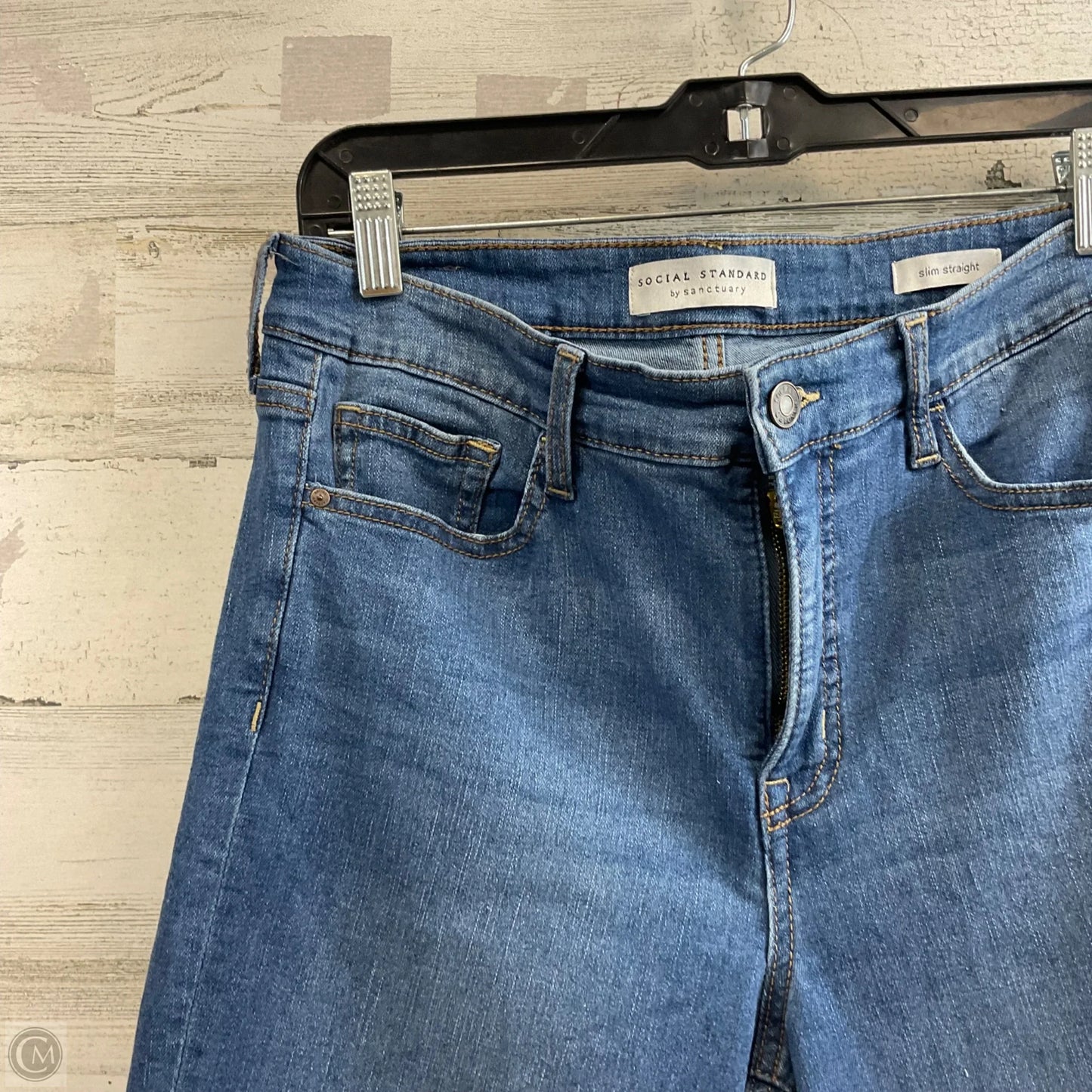 Jeans Straight By Social Standard By Sanctuary In Blue Denim, Size: 6