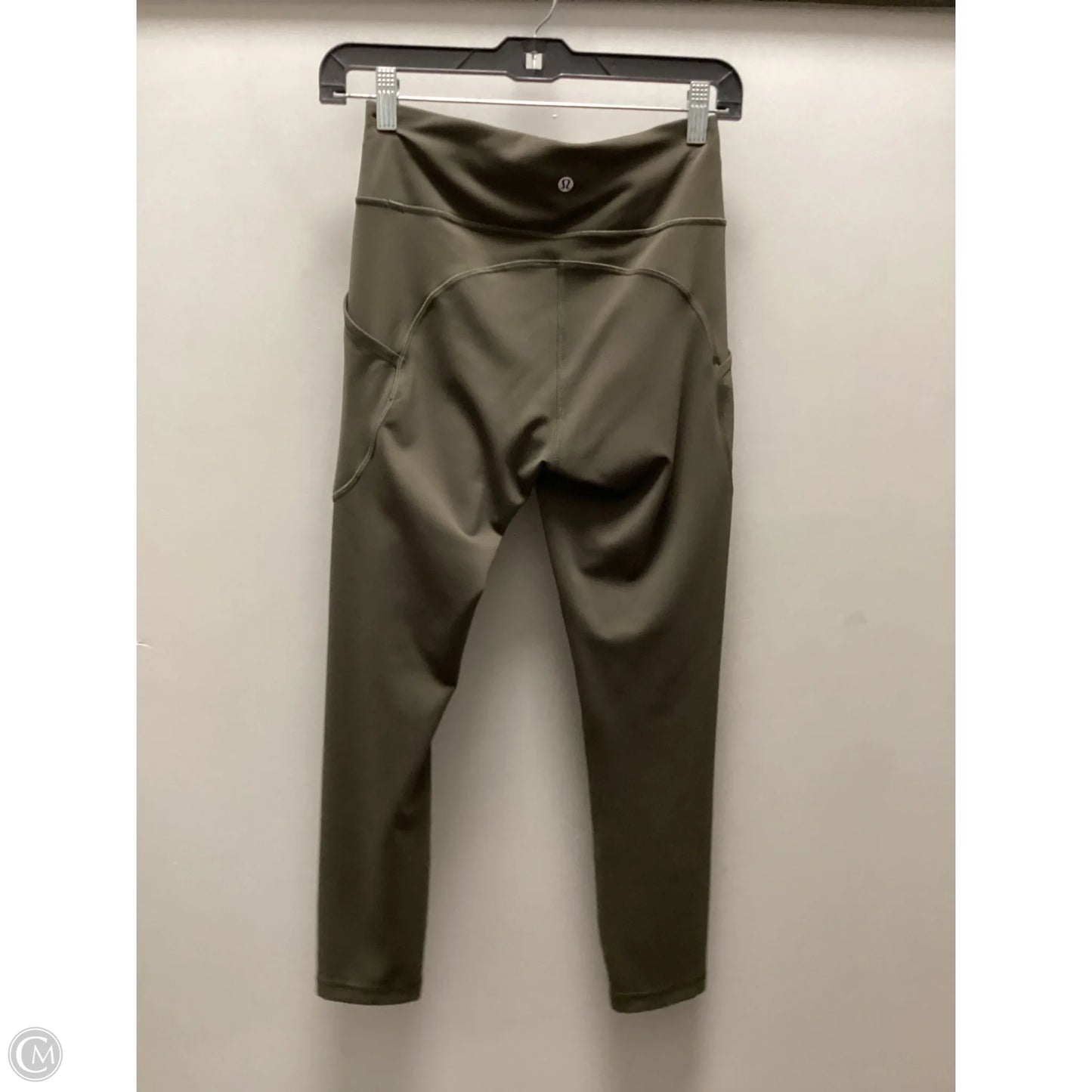 Athletic Leggings By Lululemon In Green, Size: M