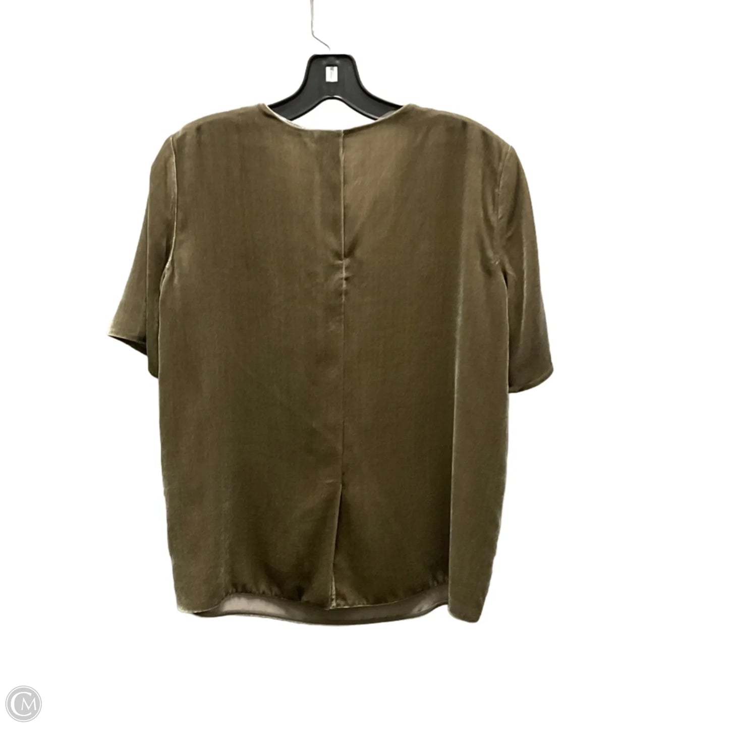 Blouse Short Sleeve By Vince In Green, Size: Xs