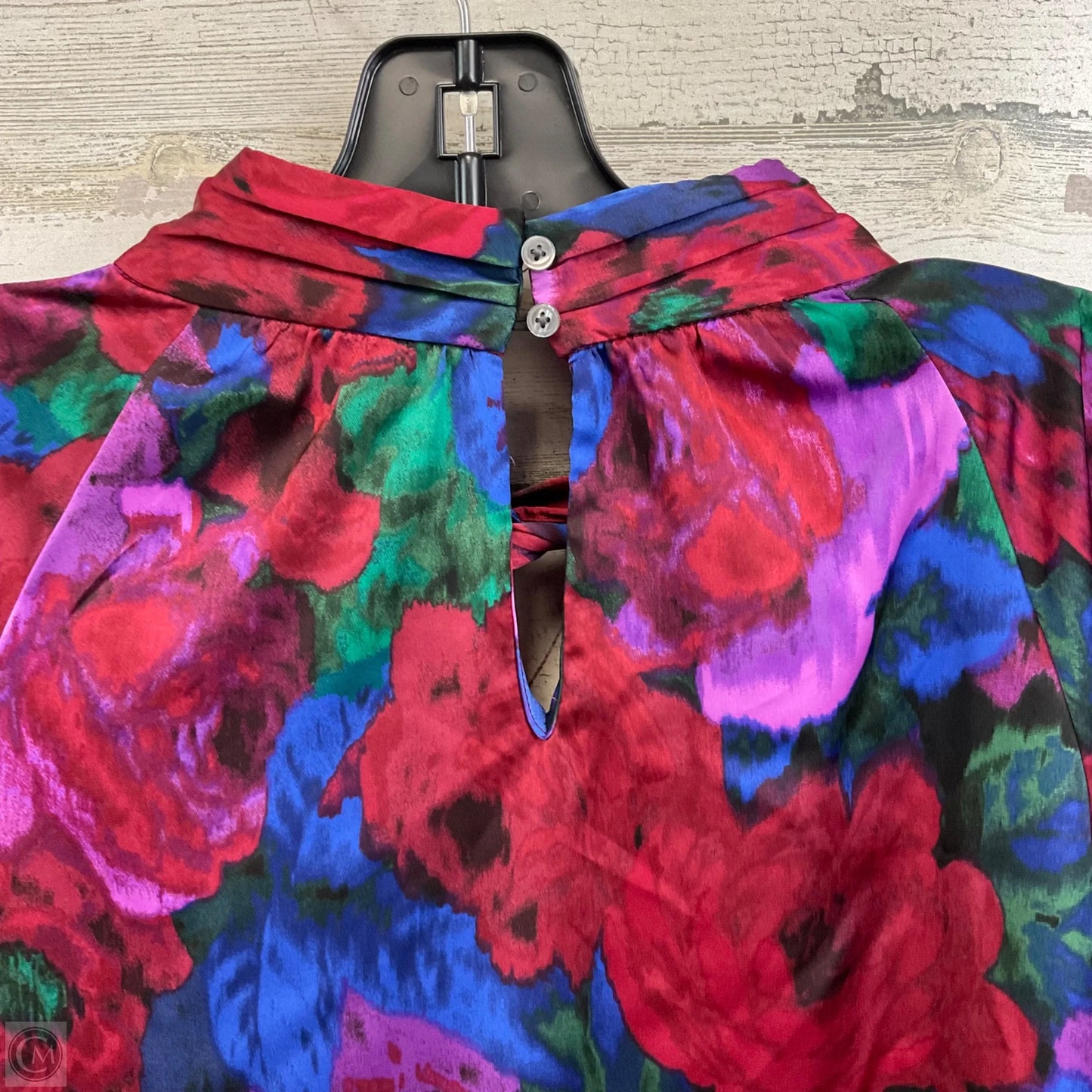 Blouse Long Sleeve By Talbots In Purple, Size: M