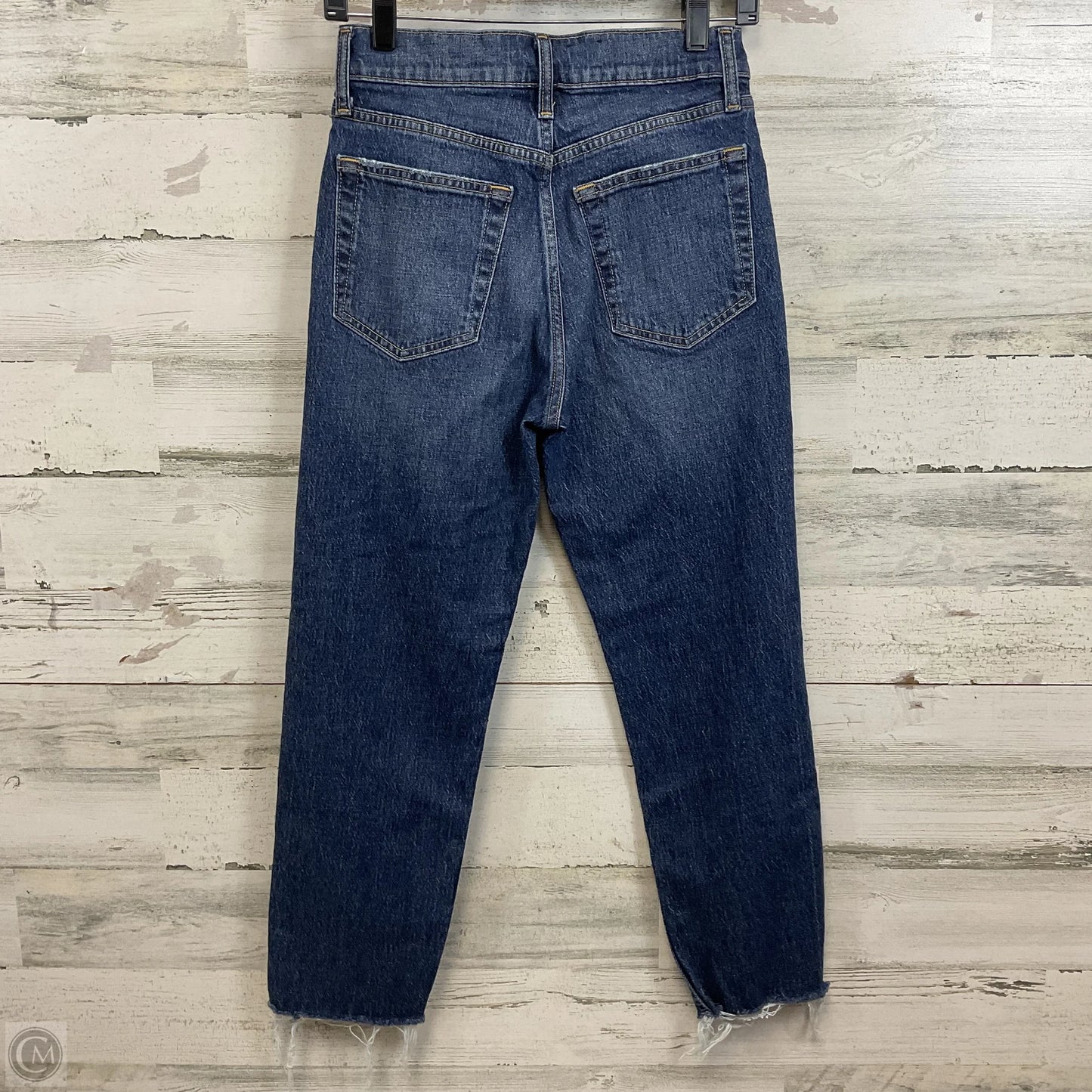 Jeans Straight By Gap In Blue Denim, Size: 2
