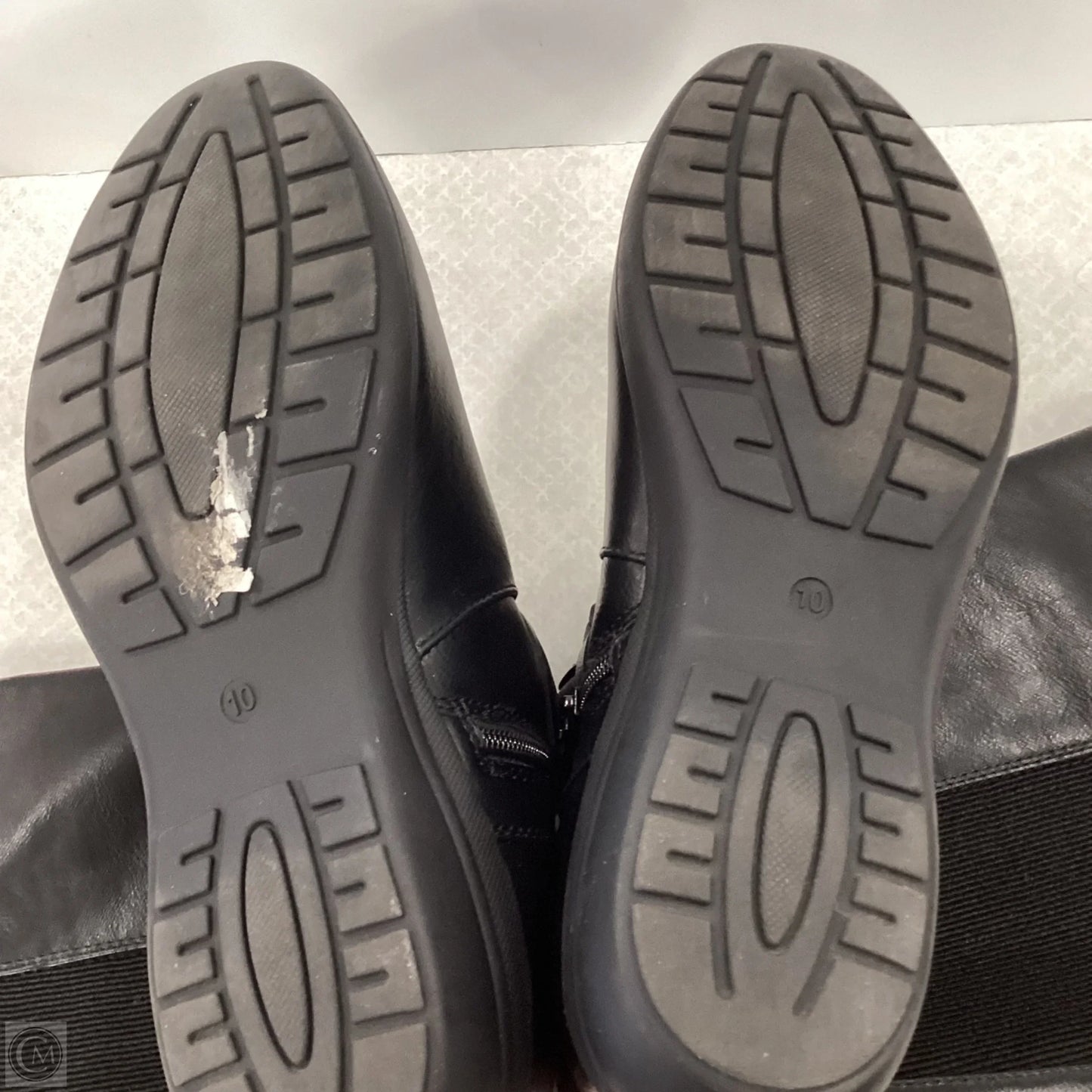 Boots Knee Flats By Cloudwalkers In Black, Size: 12