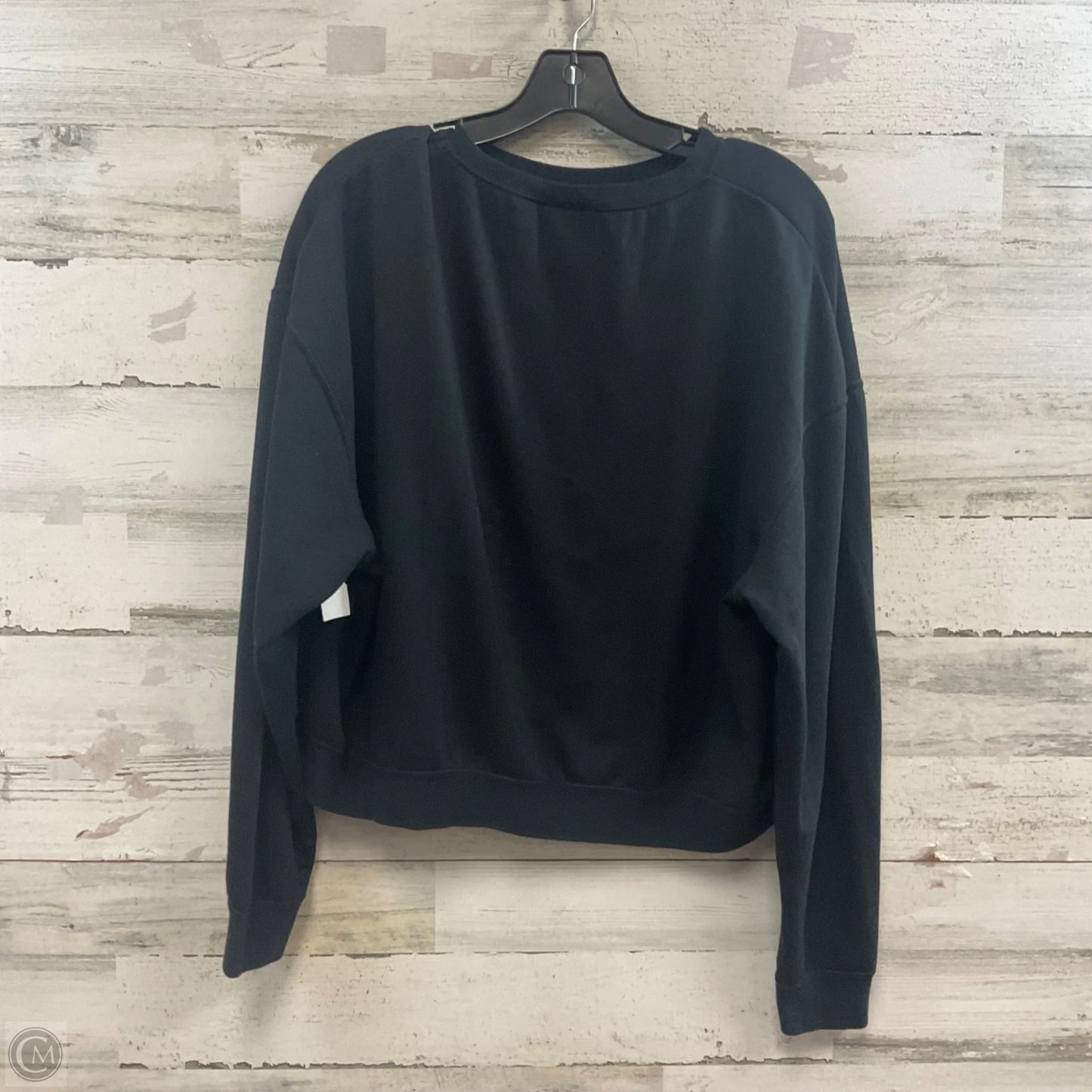 Athletic Sweatshirt Crewneck By Nike Apparel In Black, Size: L