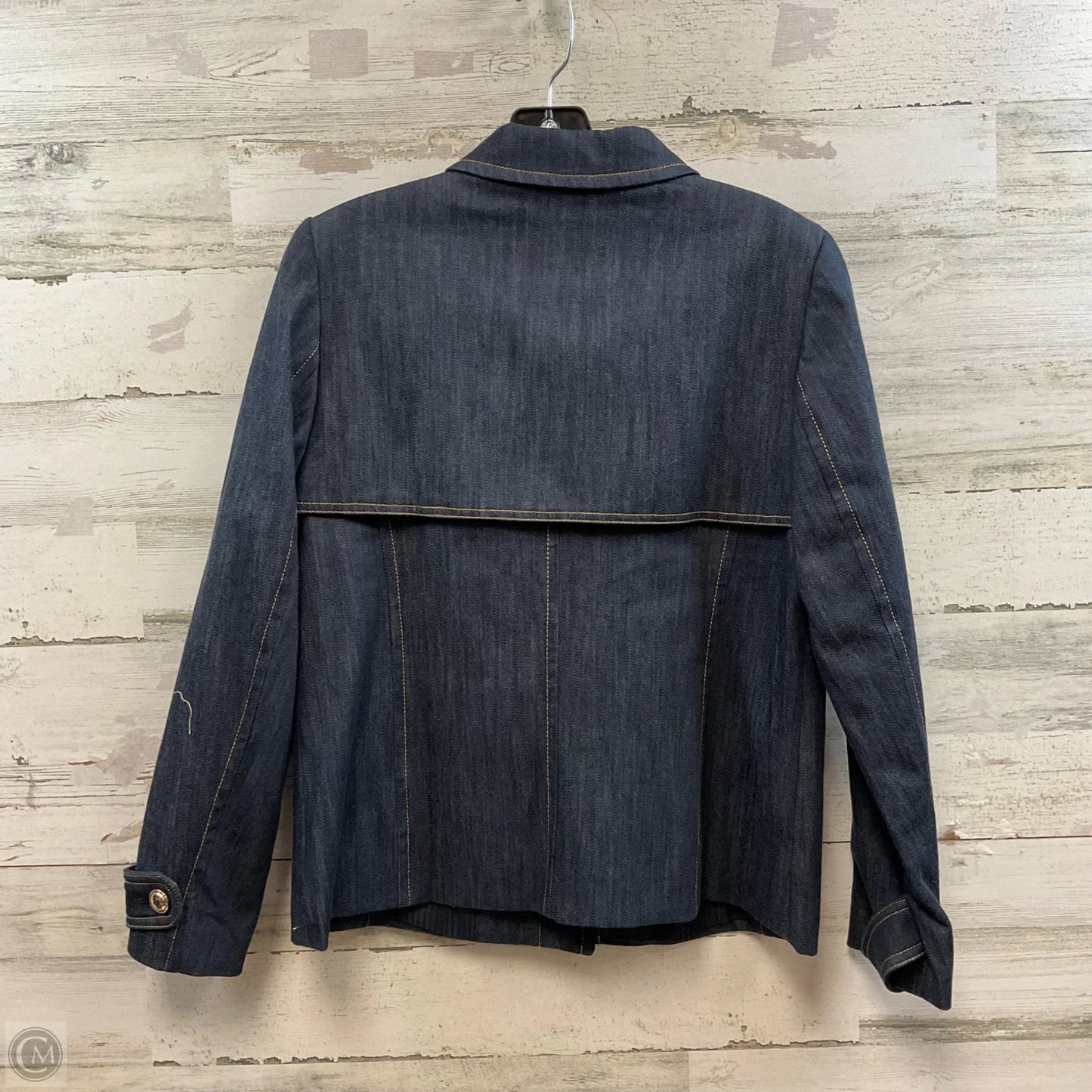 Jacket Denim By Talbots In Blue Denim, Size: S