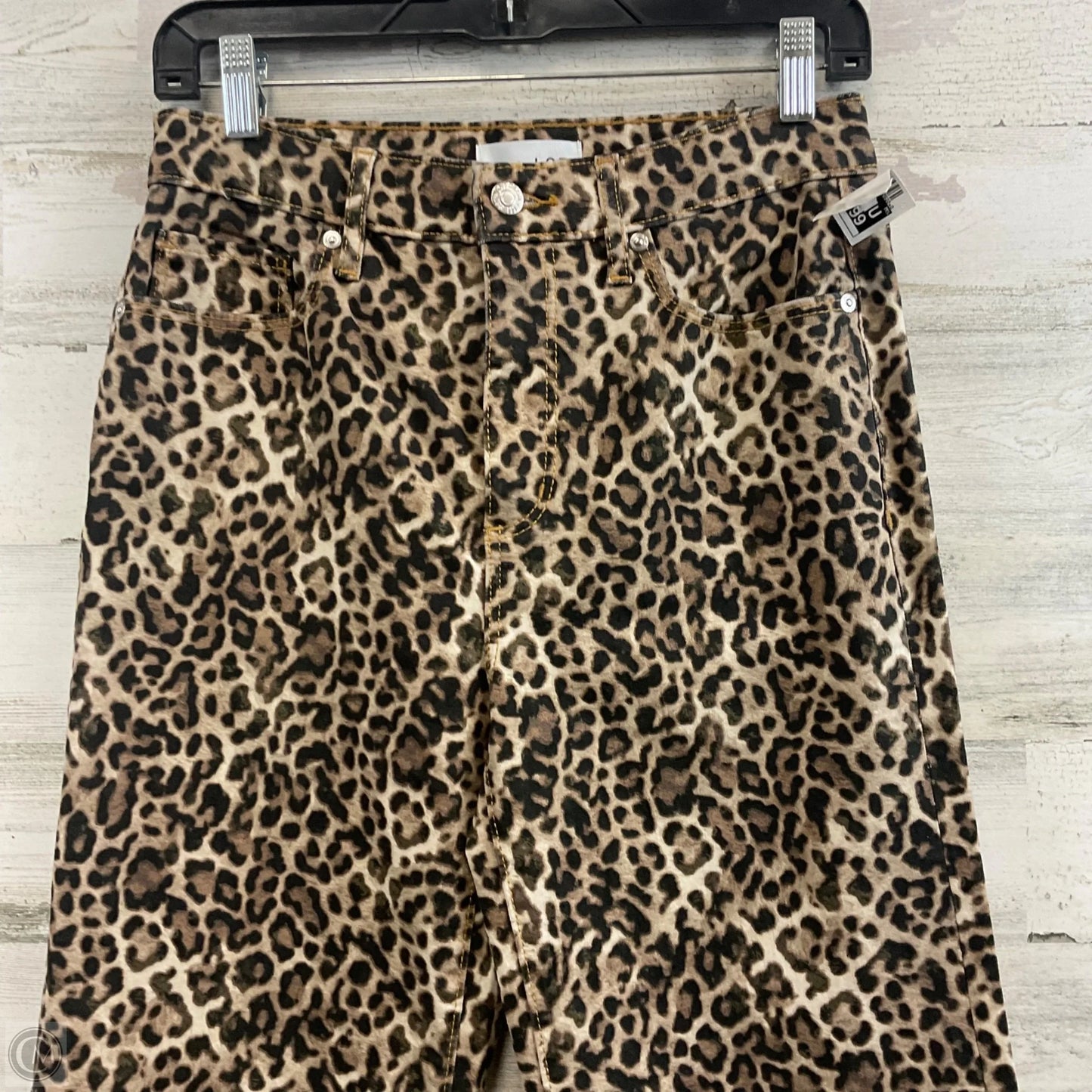 Jeans Wide Leg By Loft In Animal Print, Size: 0