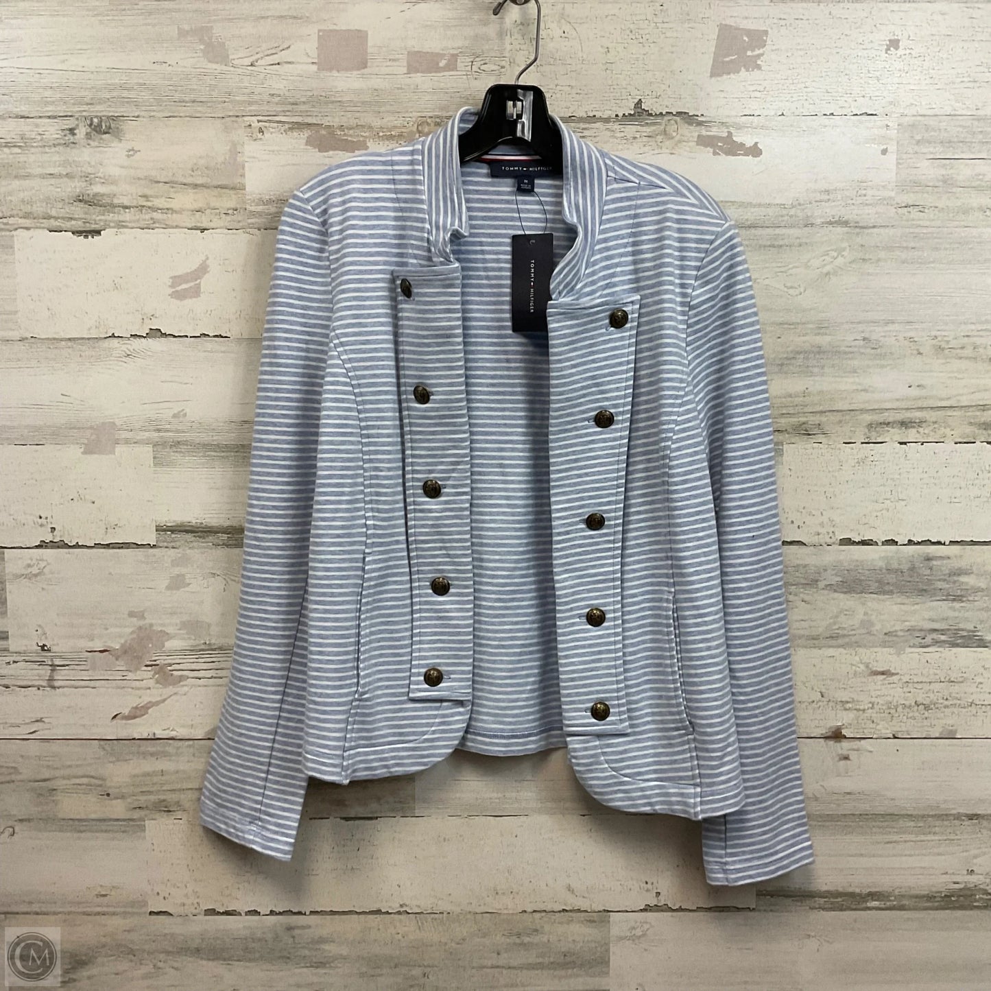 Jacket Other By Tommy Hilfiger In Blue & White, Size: M