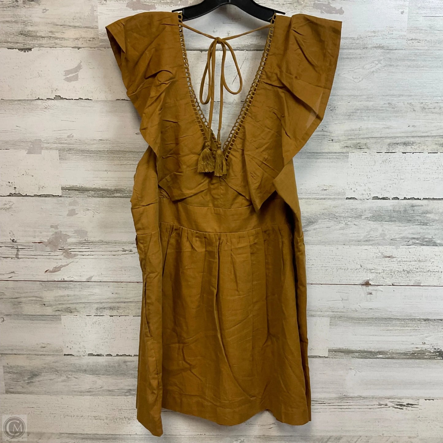 Dress Casual Short By Anthropologie In Brown, Size: Lp