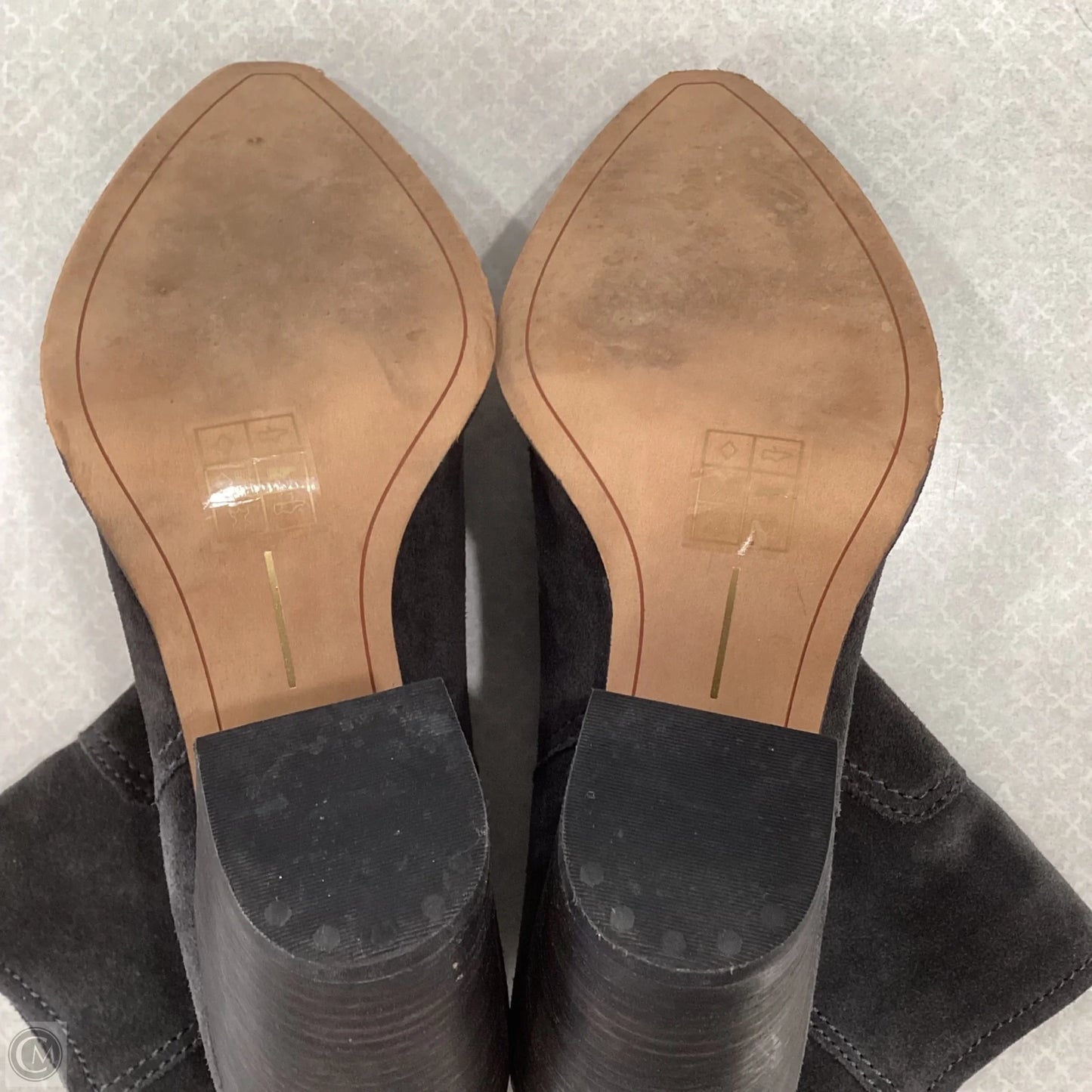 Boots Ankle Heels By Dolce Vita In Grey, Size: 10