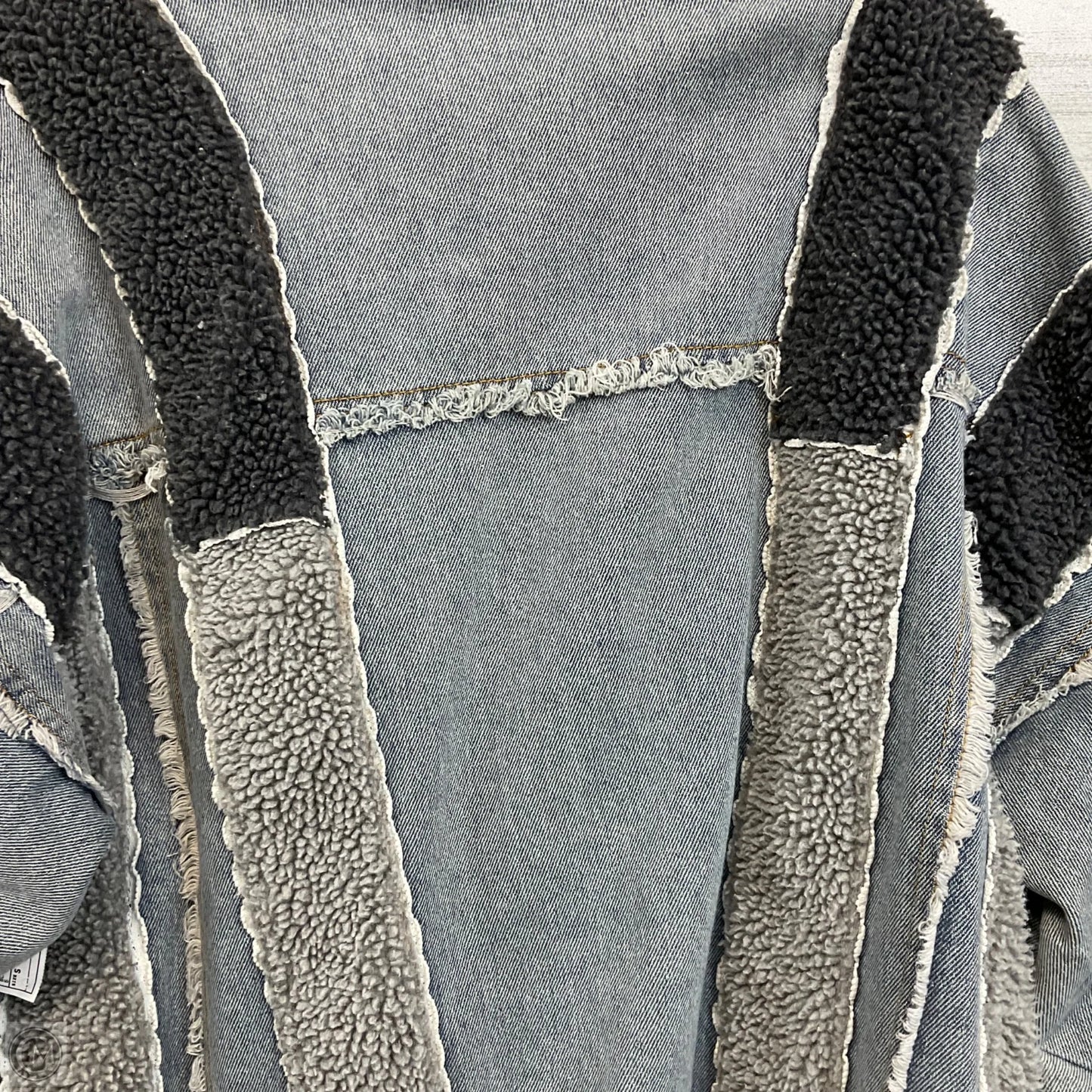 Jacket Denim By Pol In Blue Denim, Size: S
