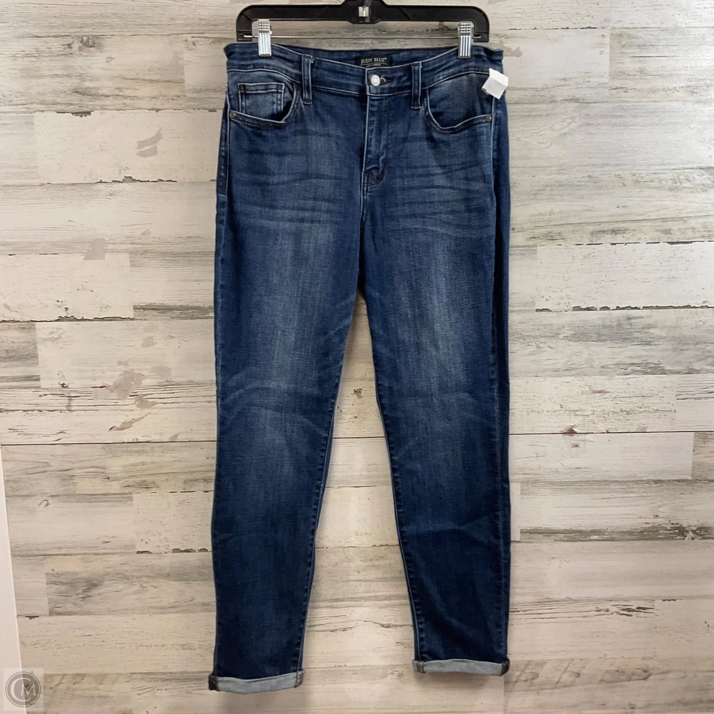 Jeans Straight By Judy Blue In Blue Denim, Size: 8