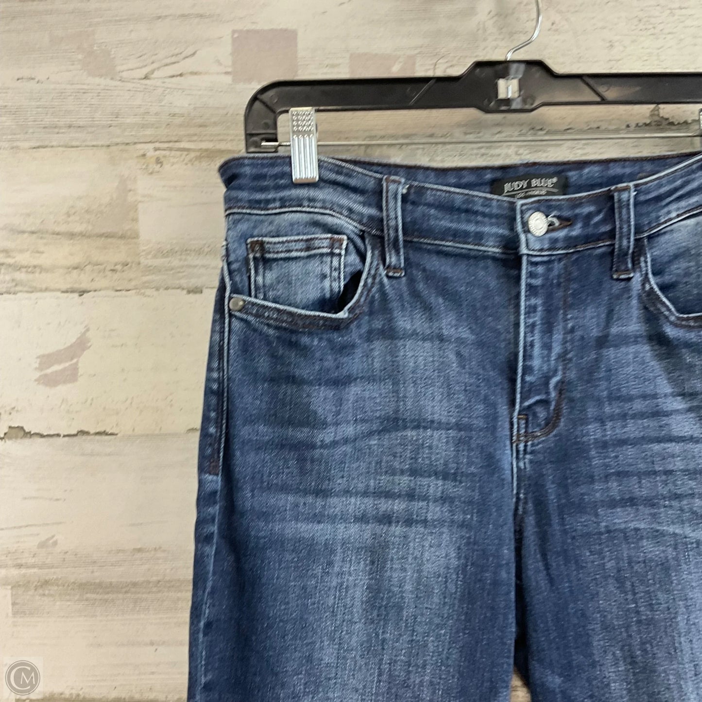 Jeans Straight By Judy Blue In Blue Denim, Size: 8